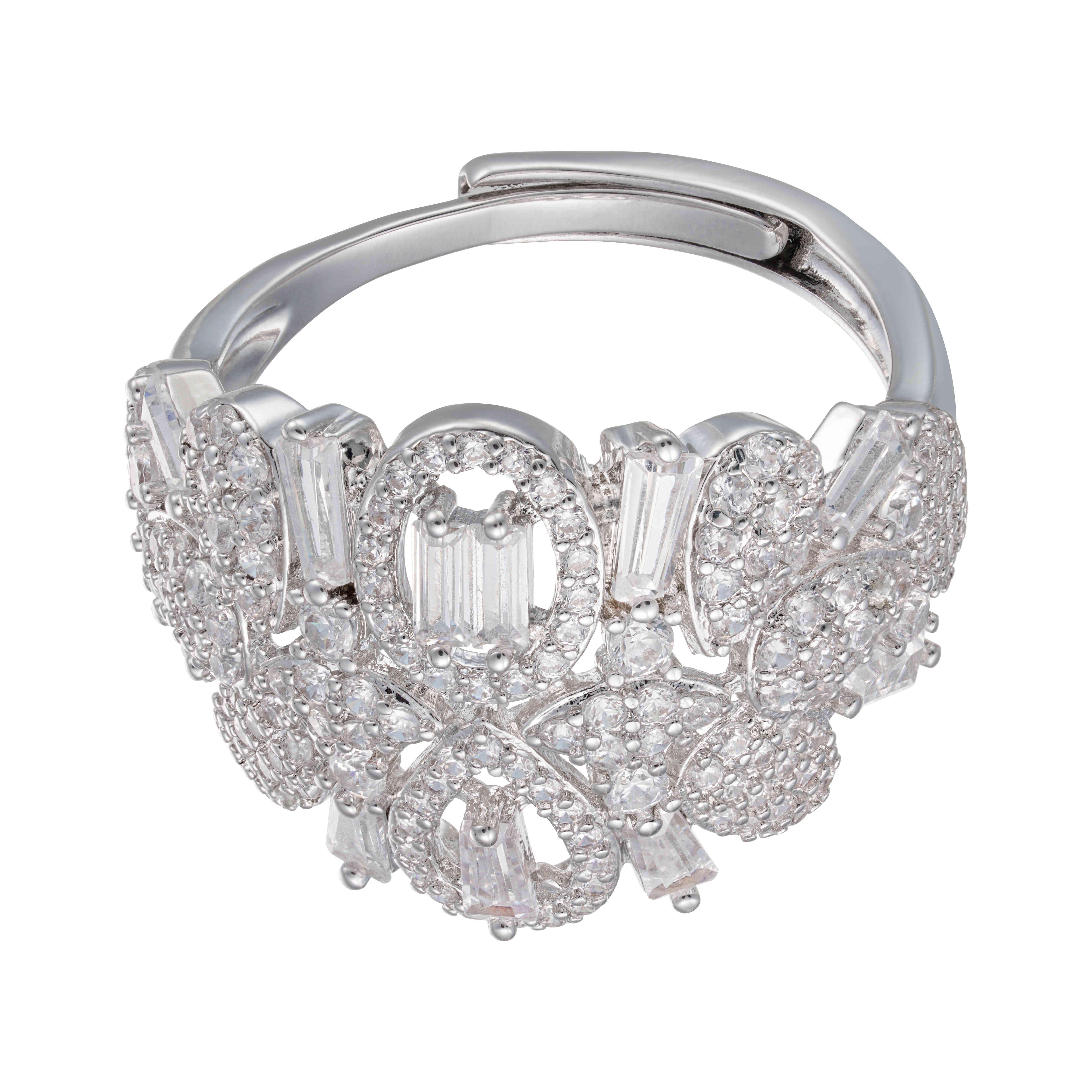 خاتم - فضي ابيض - 0 image 2