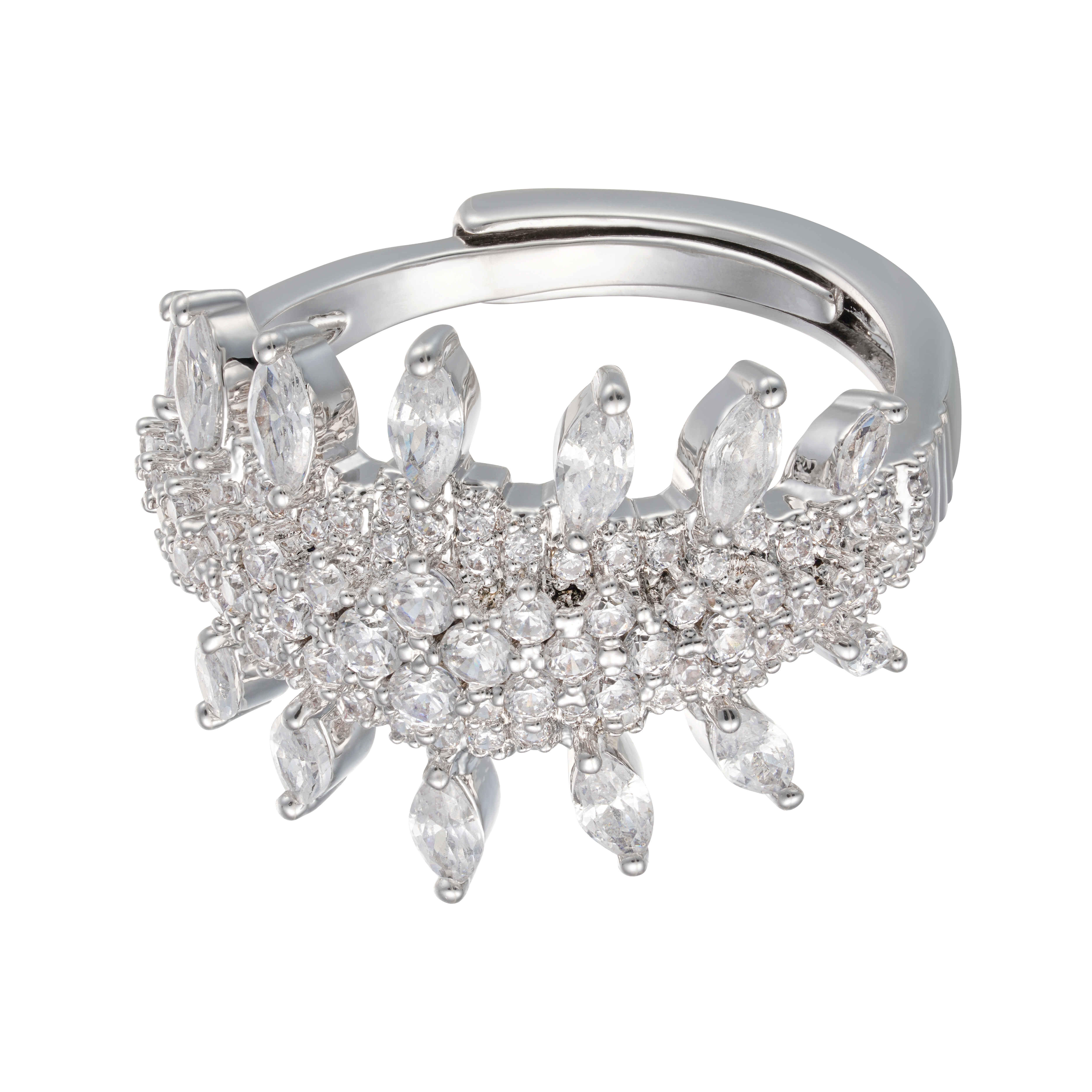 خاتم - فضي ابيض - 0 image 2