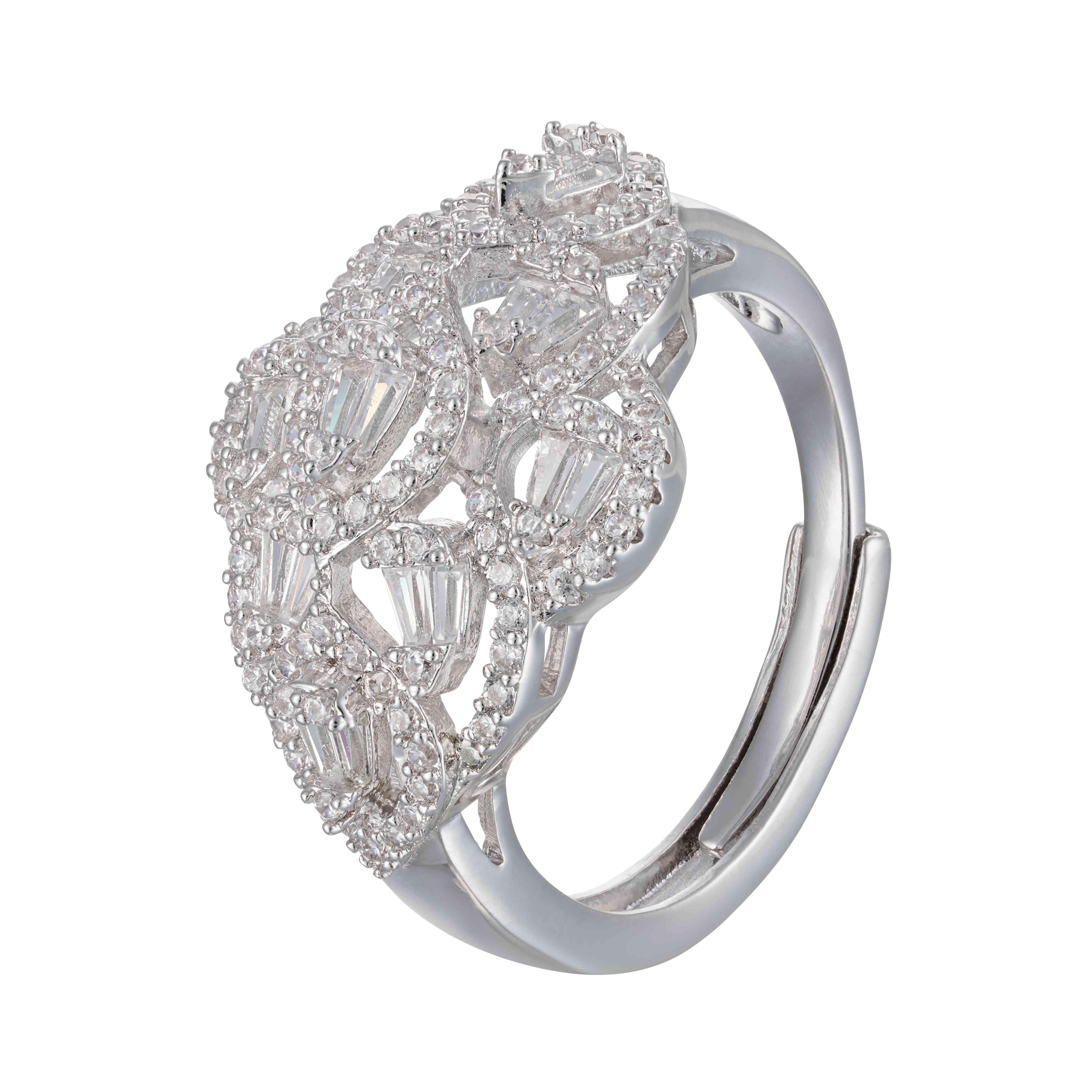 خاتم - فضي ابيض - 0 image 0