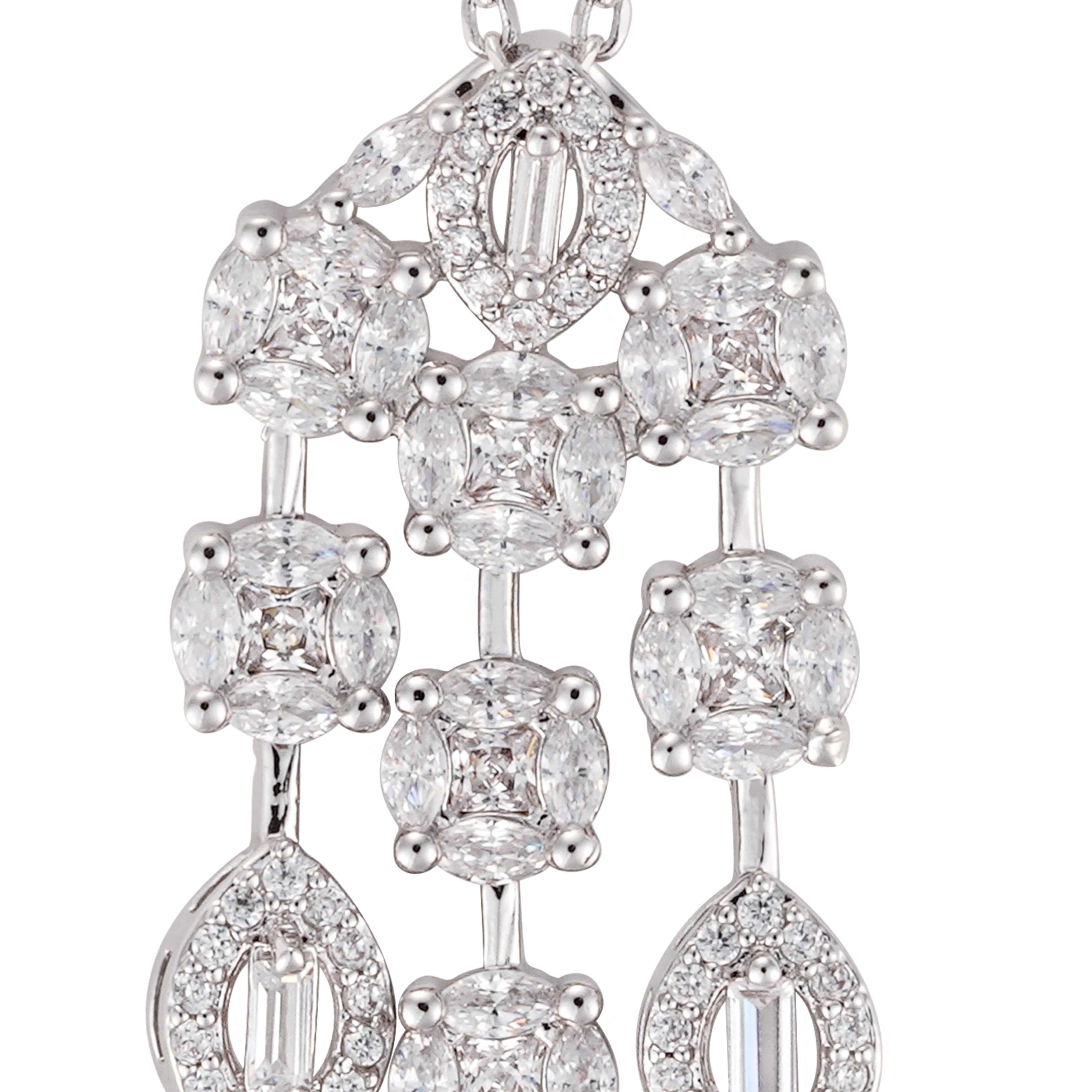 عقد - فضي ابيض - 0 image 2