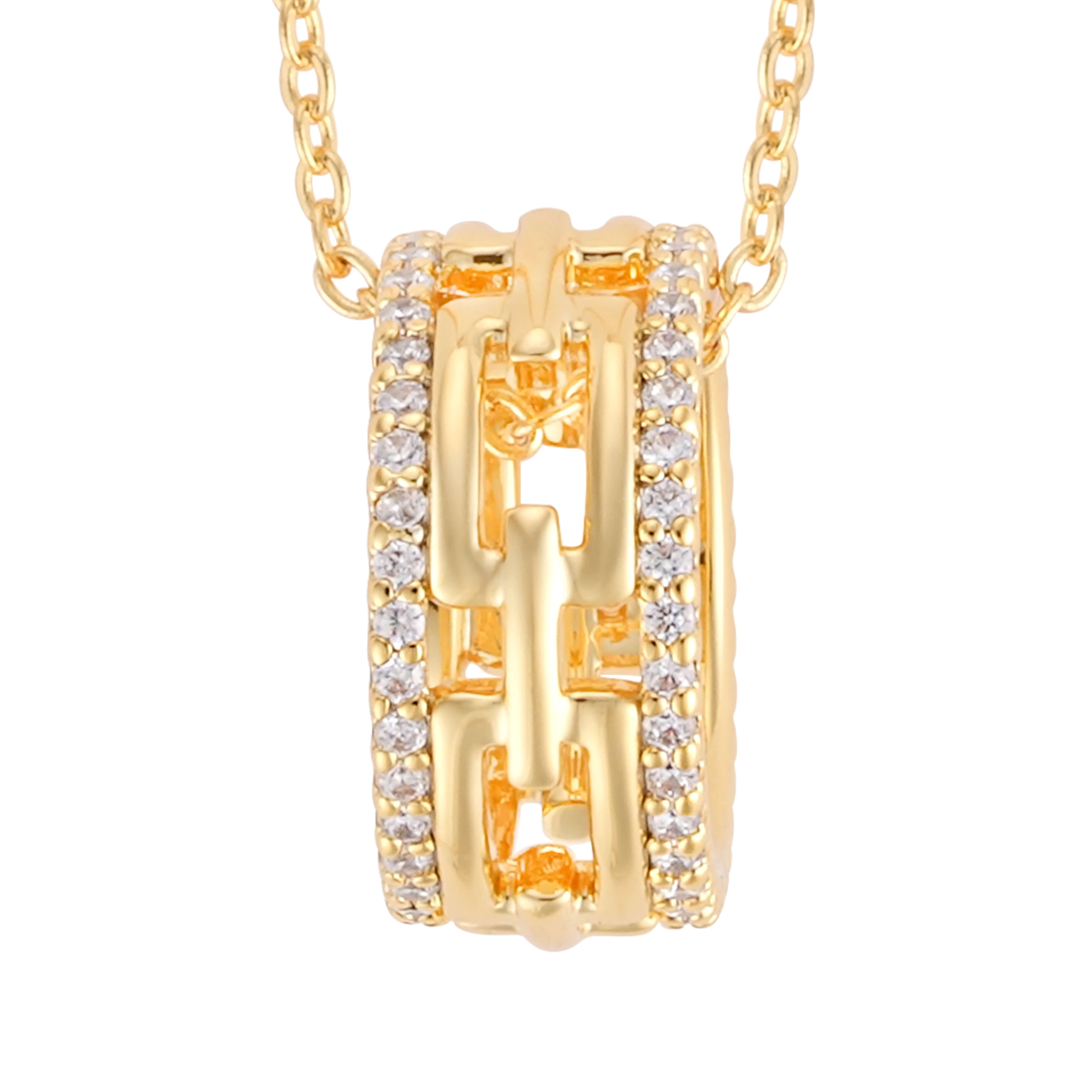 عقد - ذهبي ابيض - 0 image 1