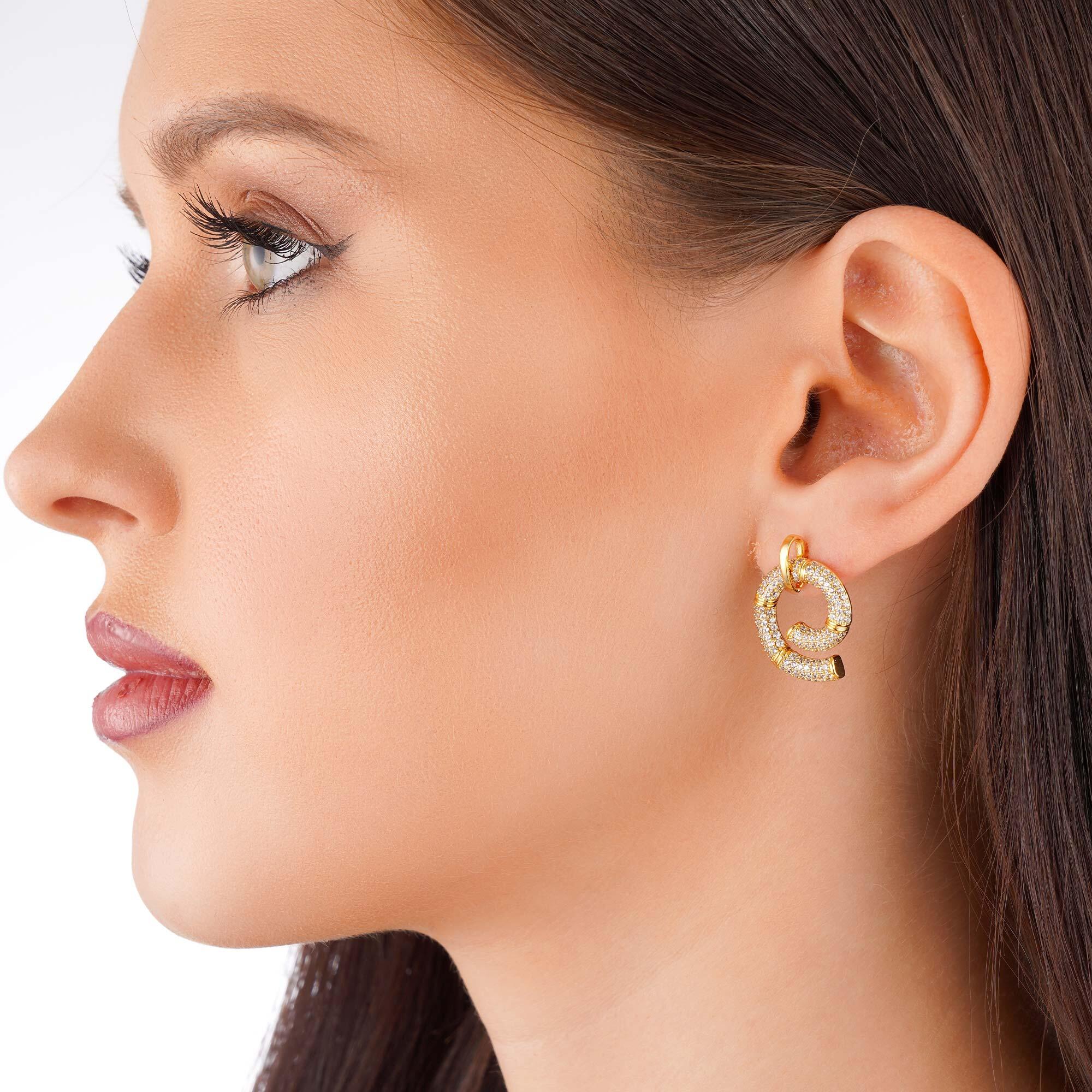 حلق - ذهبي ابيض - 0 image 0