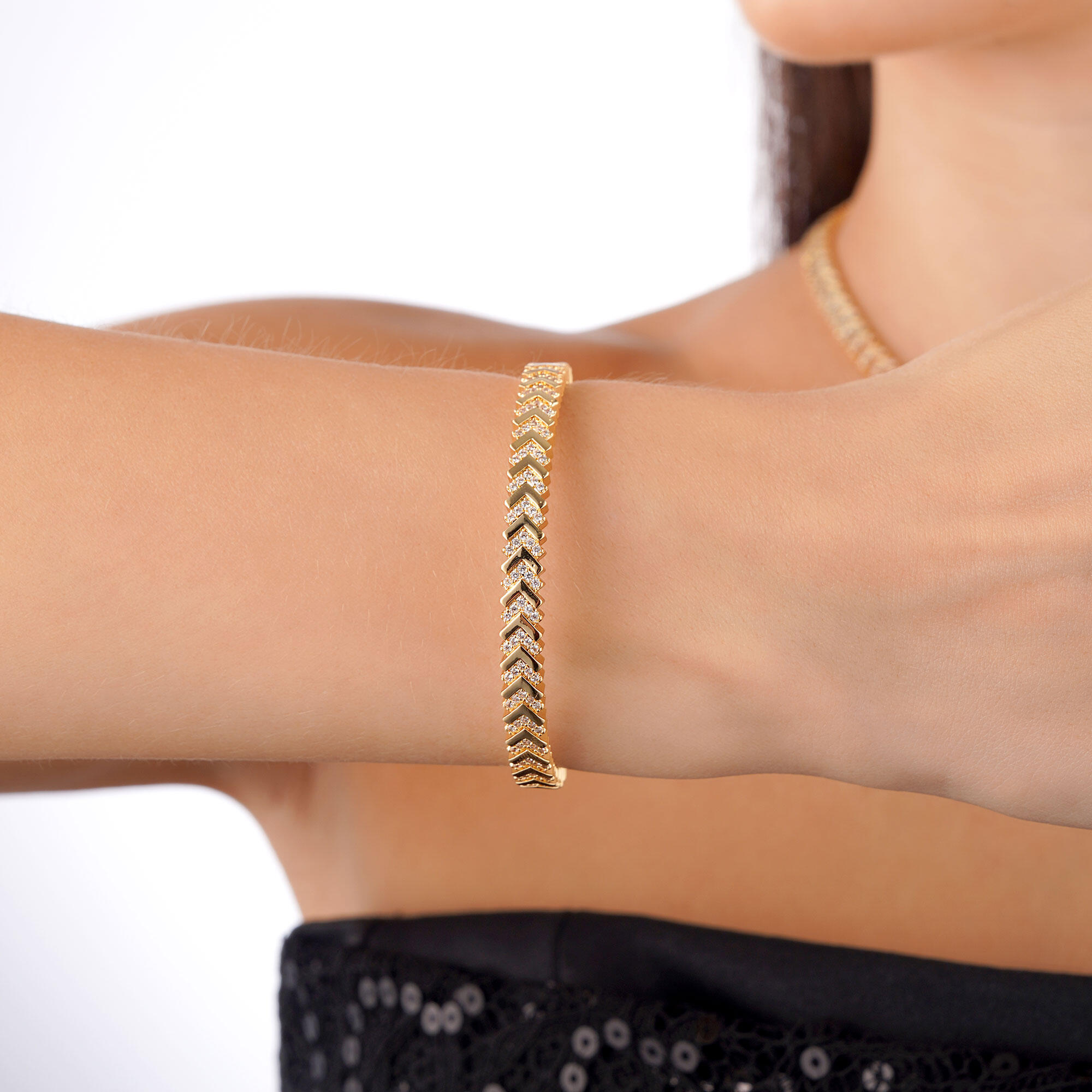 مضعد - ذهبي ابيض - 0 image 0