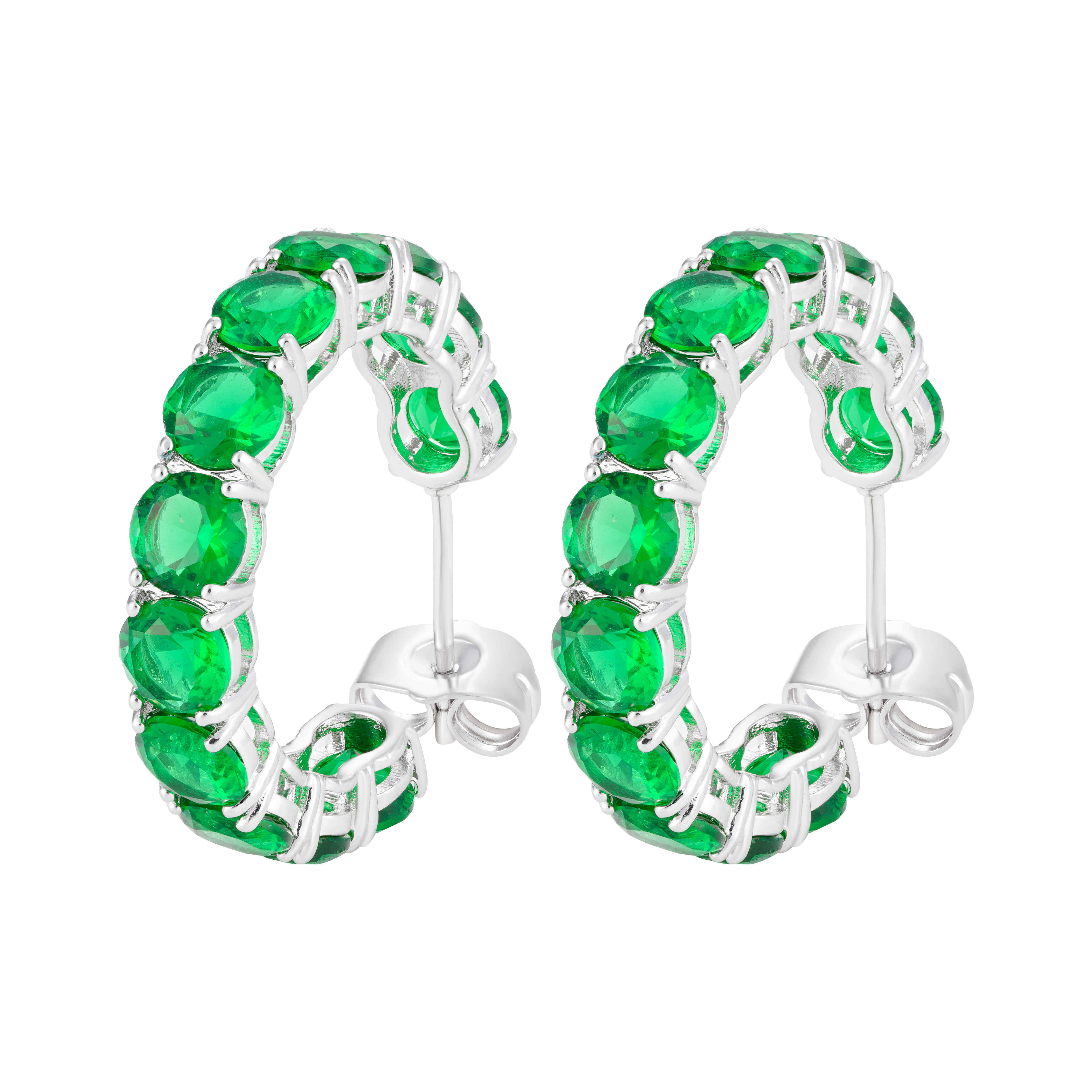Earrings - Silver Green - 0 image 0