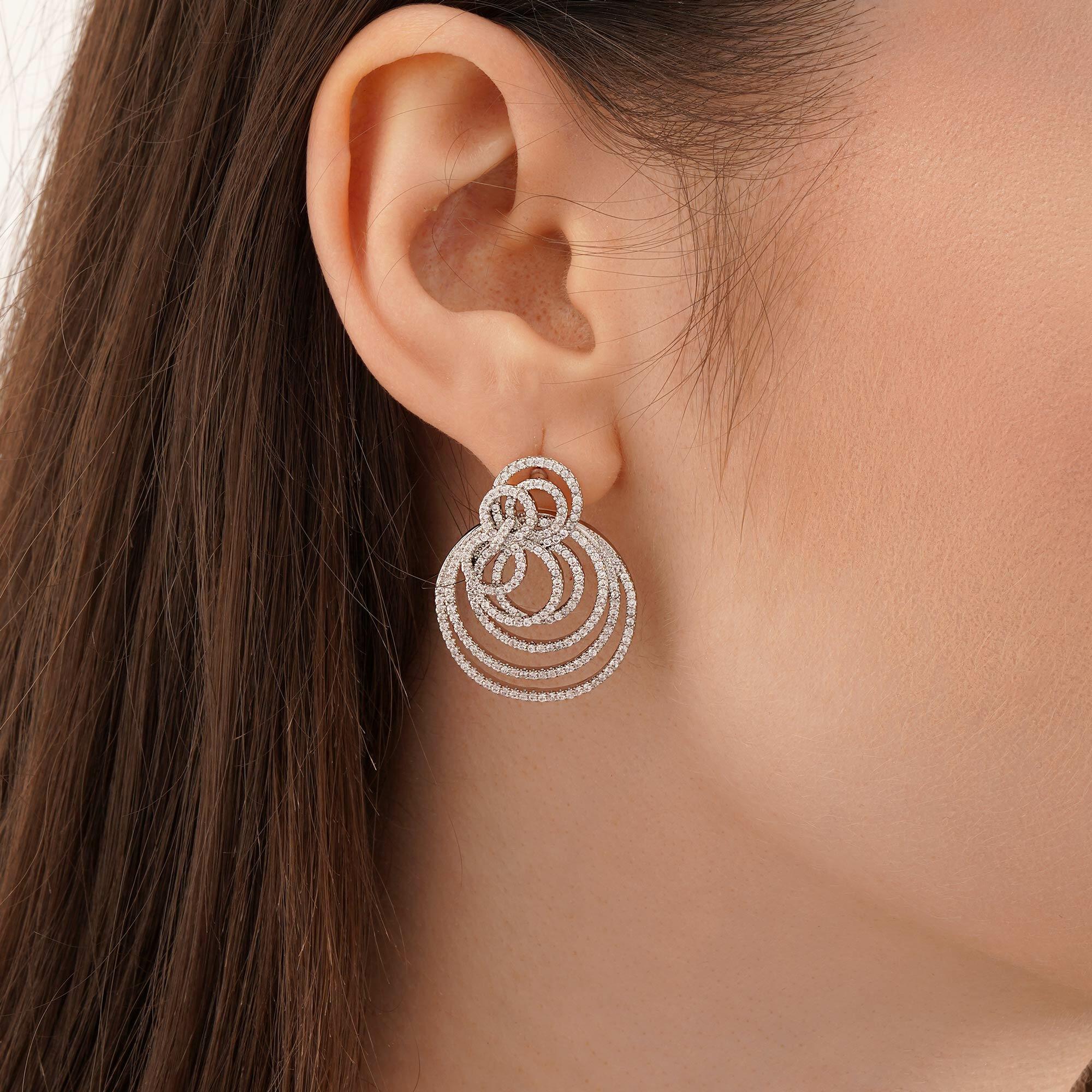 Earrings - Silver White - 0 image 0