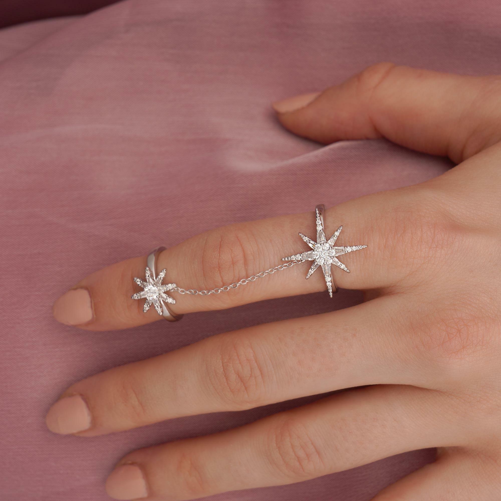 خاتم - فضي ابيض - 0 image 0