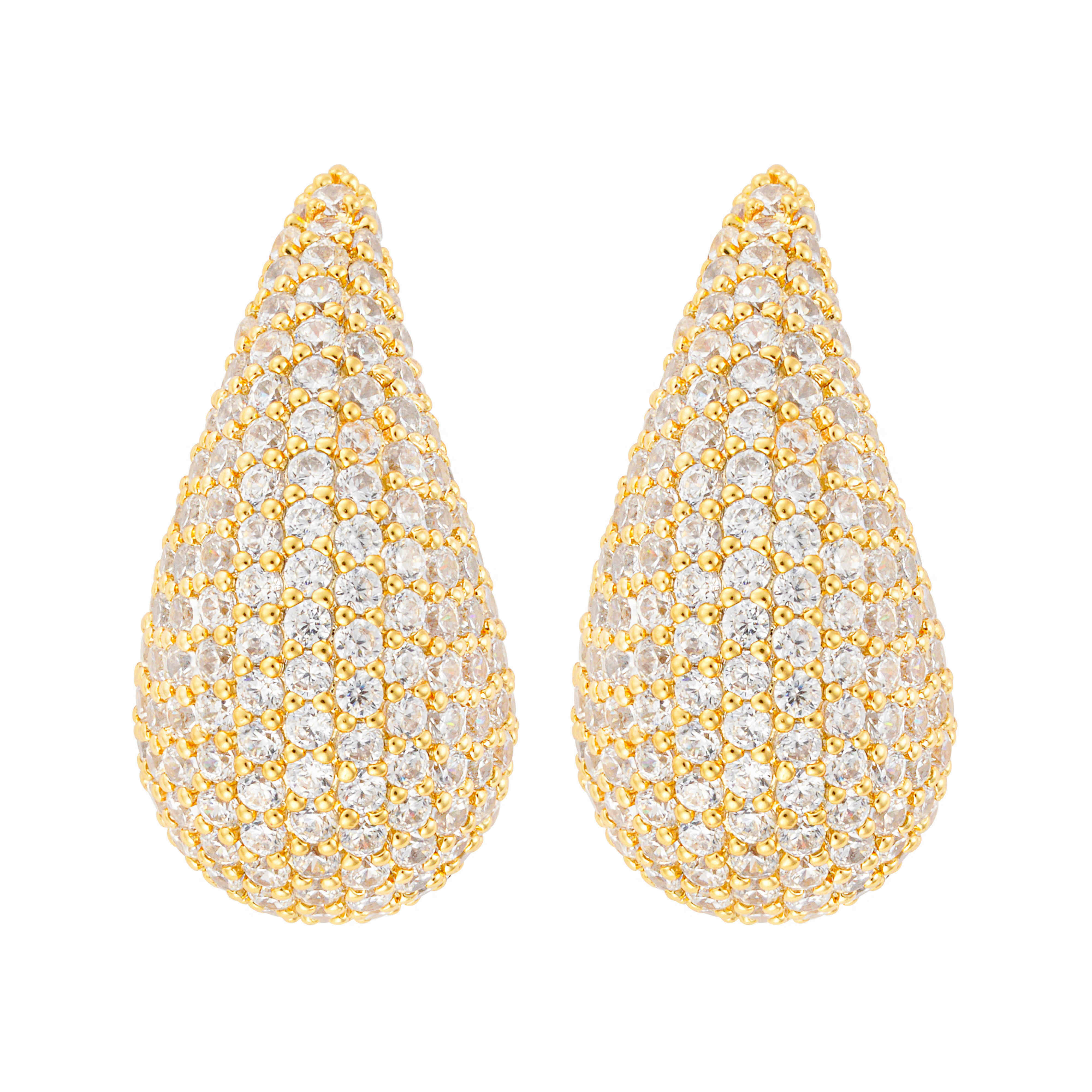 Earrings - Gold White - 0 image 0