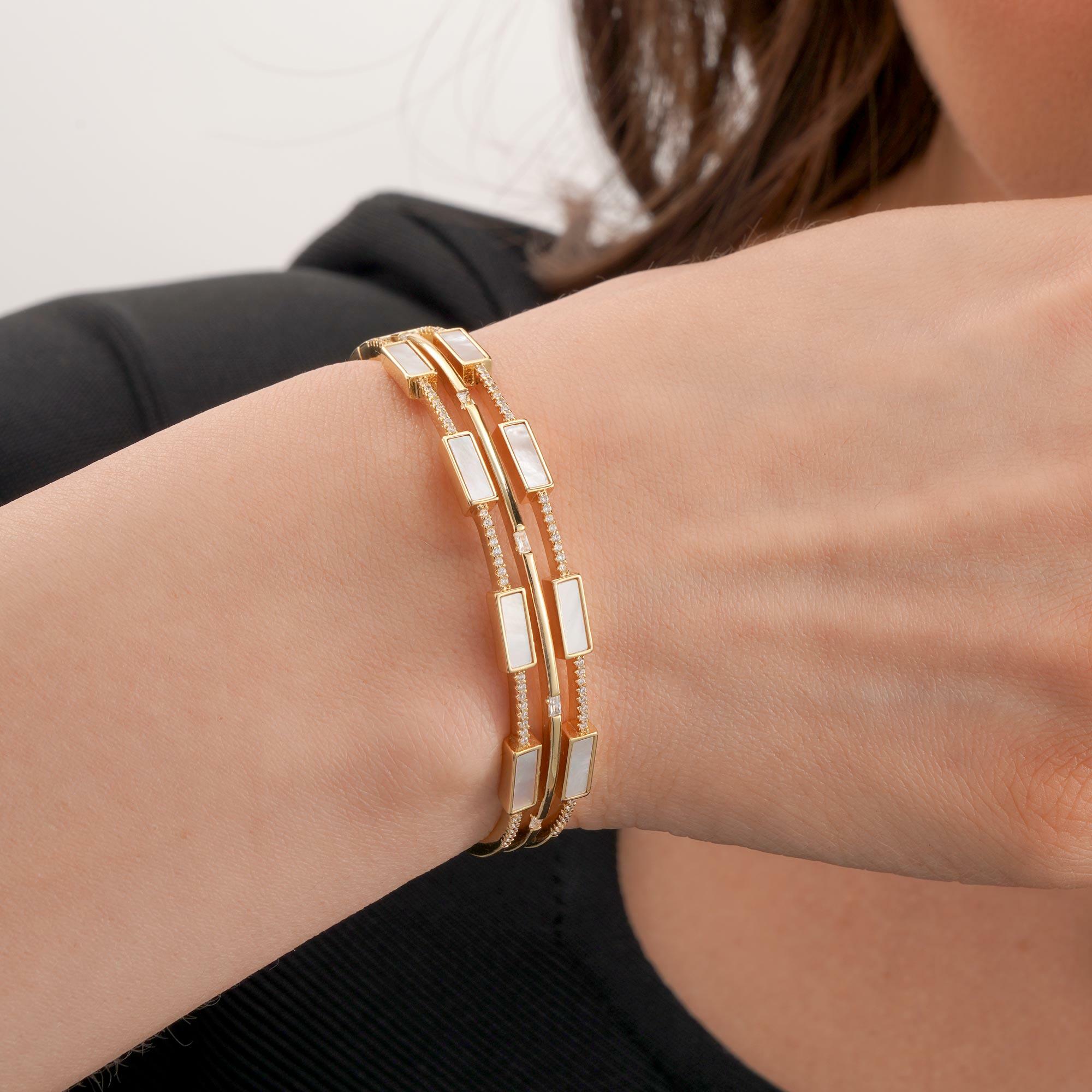 Bangle - OffWhite Gold - 0 image 0