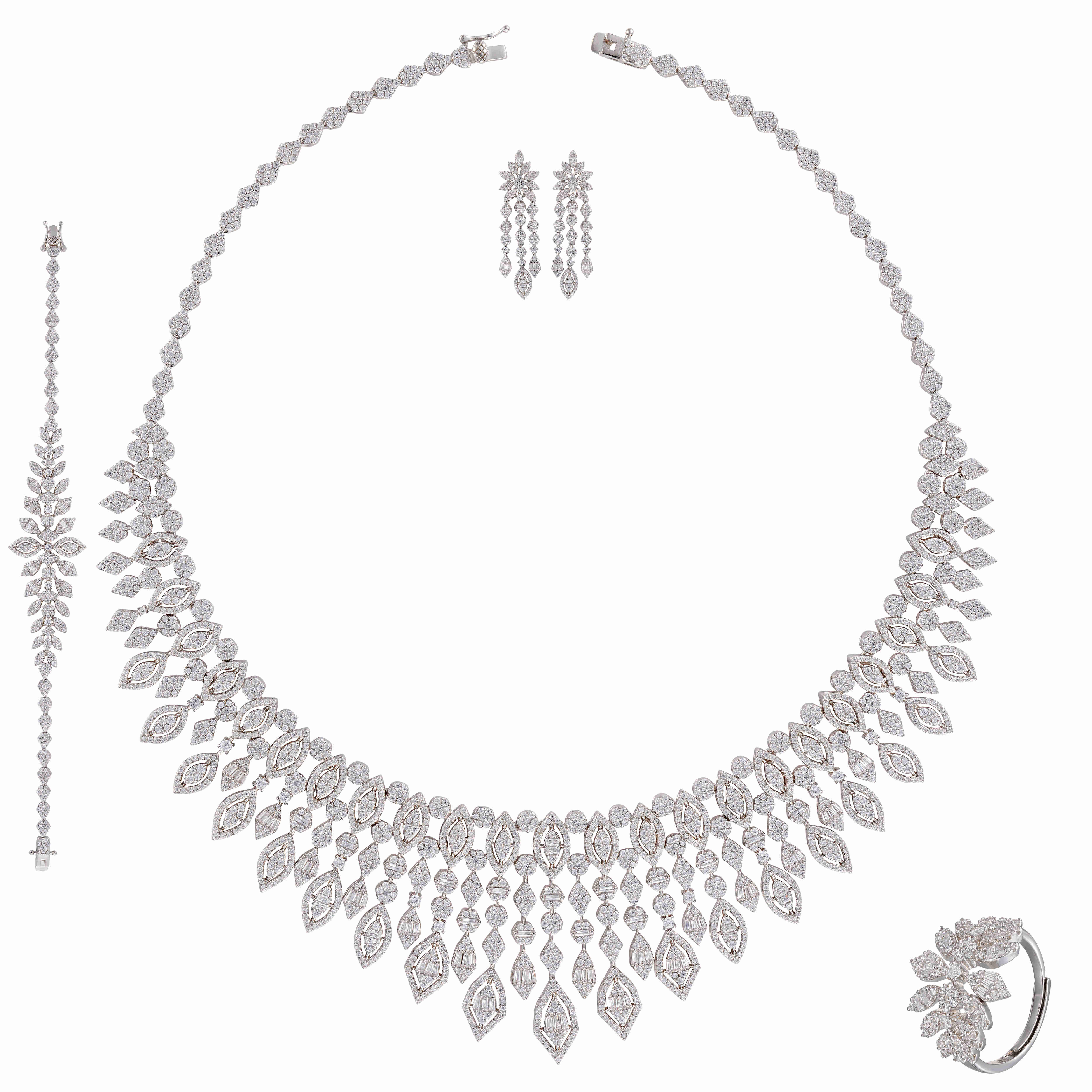 طـــقم - فضي ابيض - 0 image 0