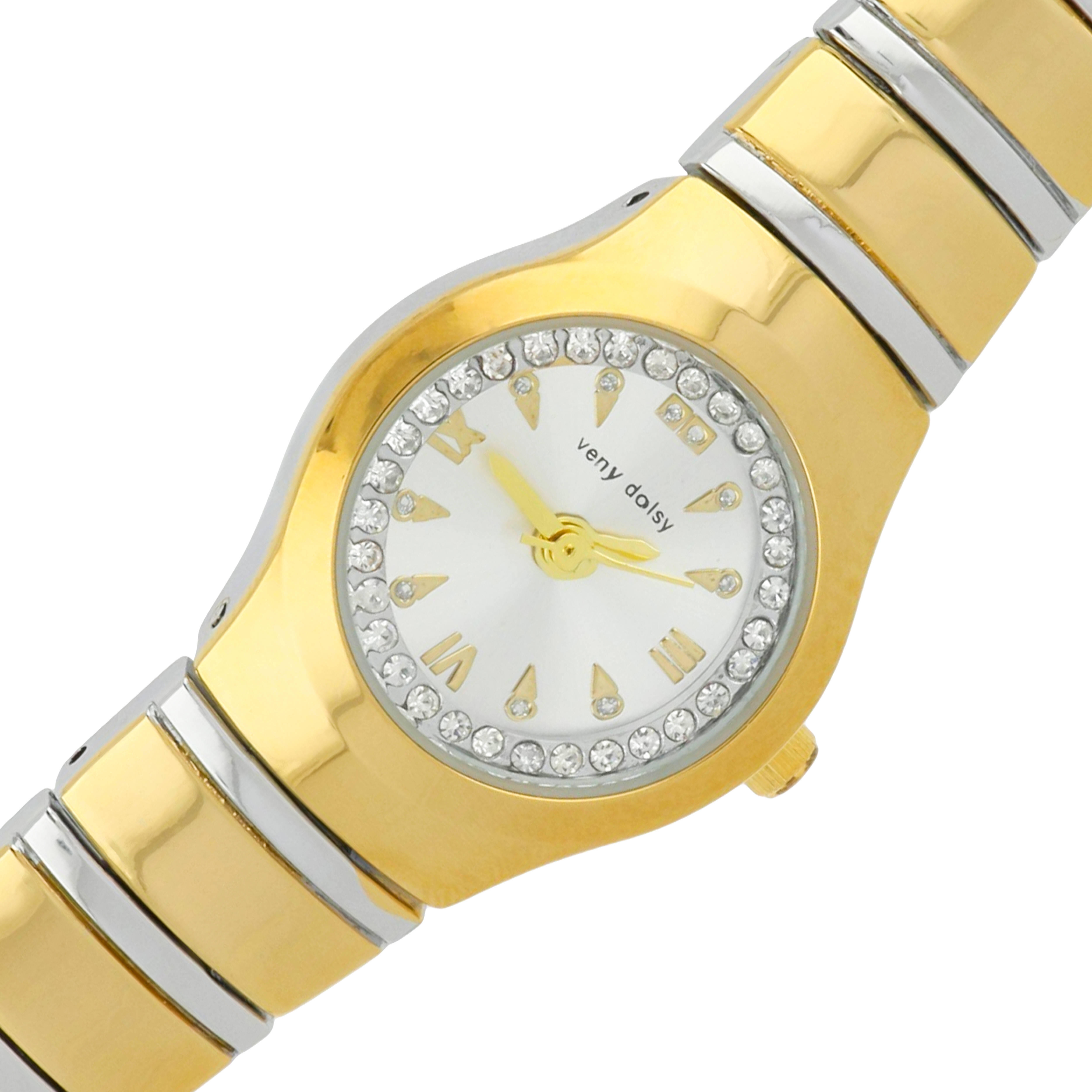 ساعة - فضي ذهبي - 0 image 1