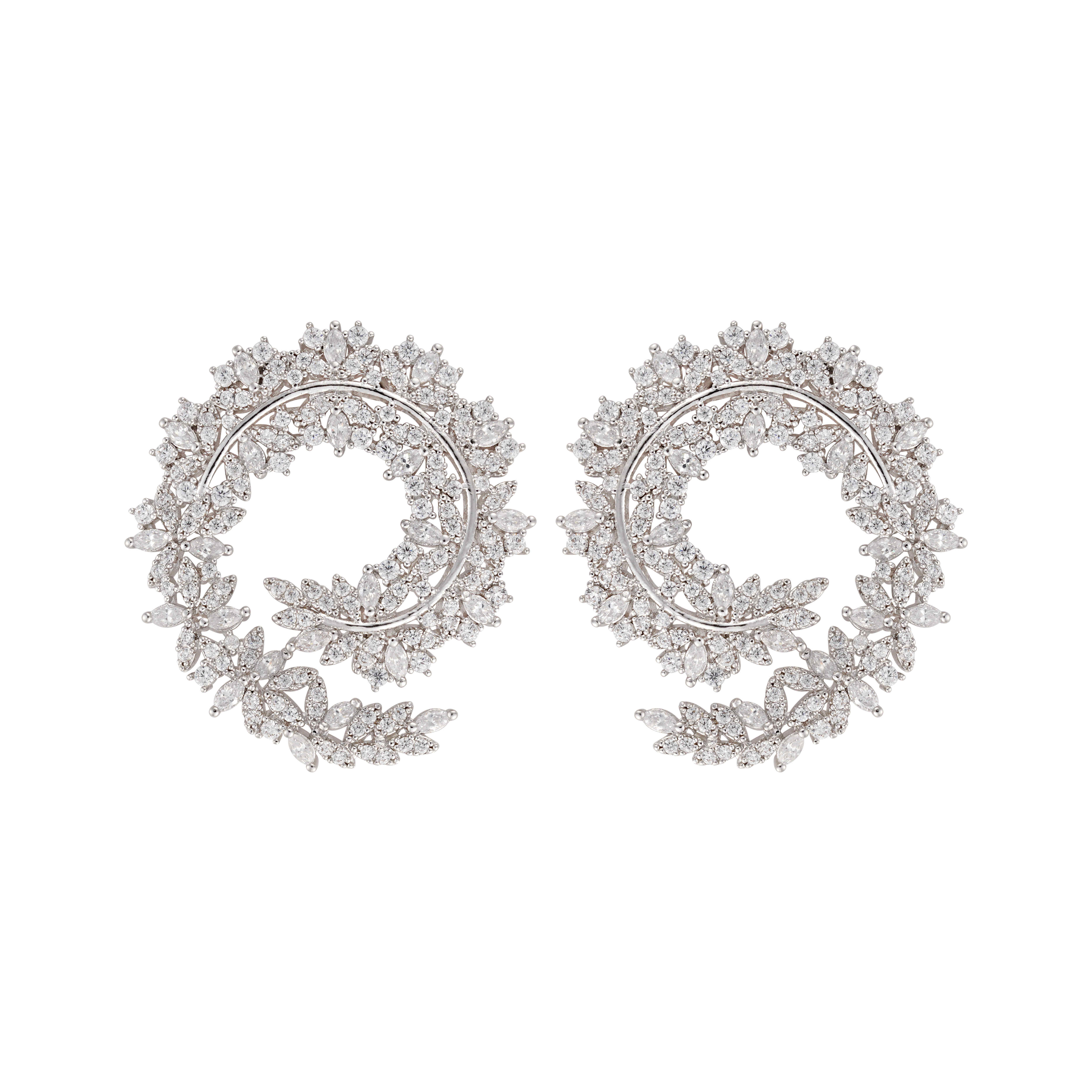 حلق - فضي ابيض - 0 image 0