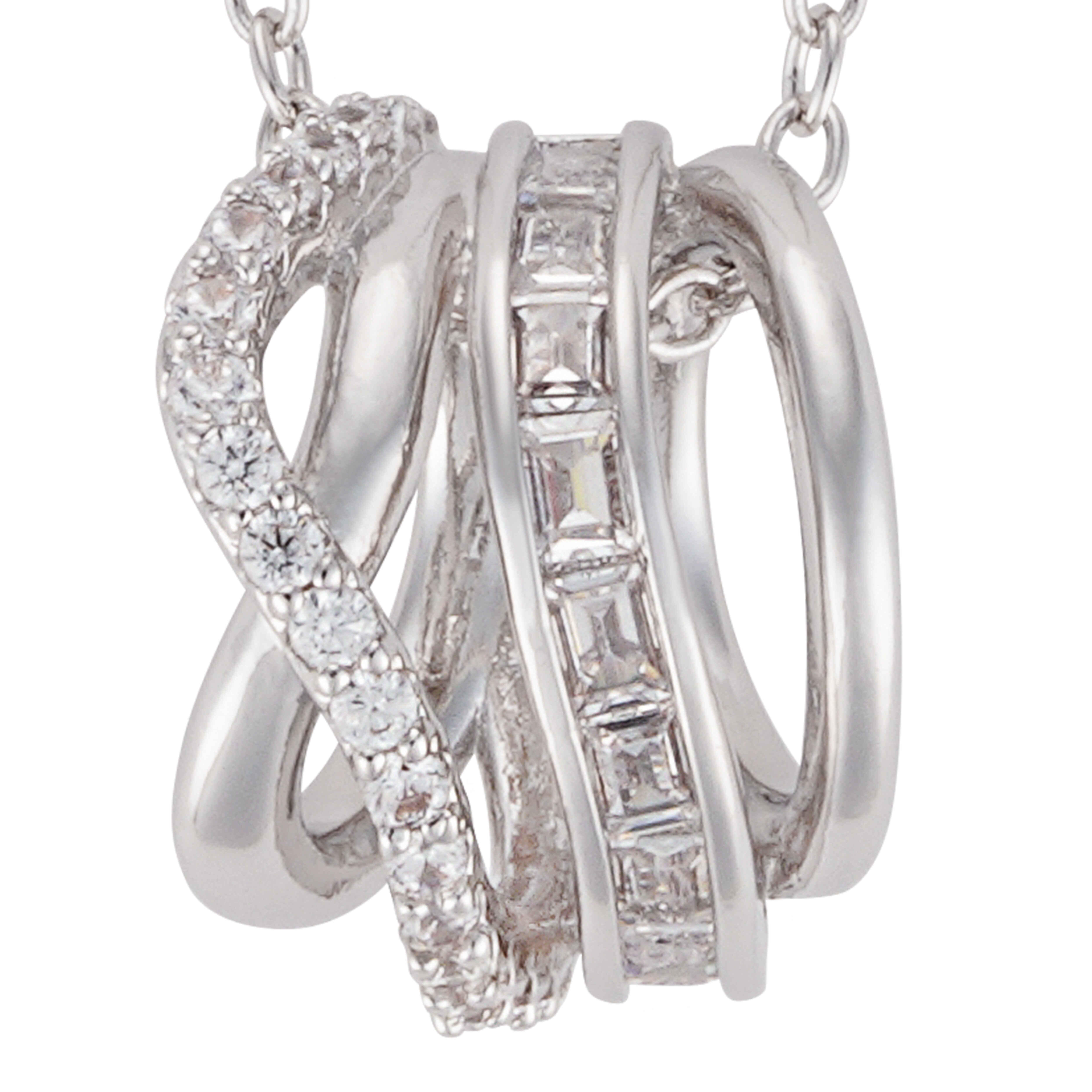 عقد - فضي ابيض - 0 image 2