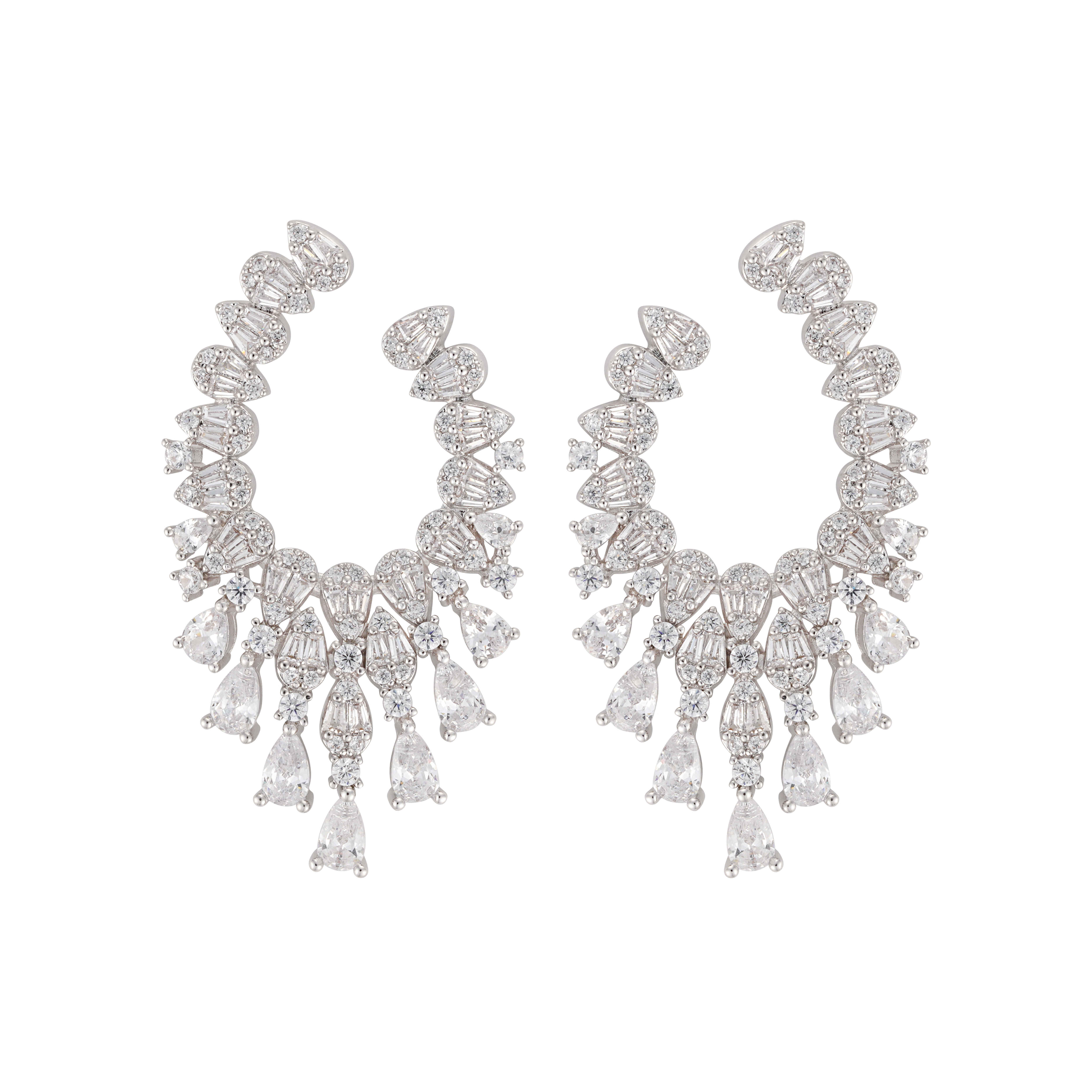 حلق - فضي ابيض - 0 image 0