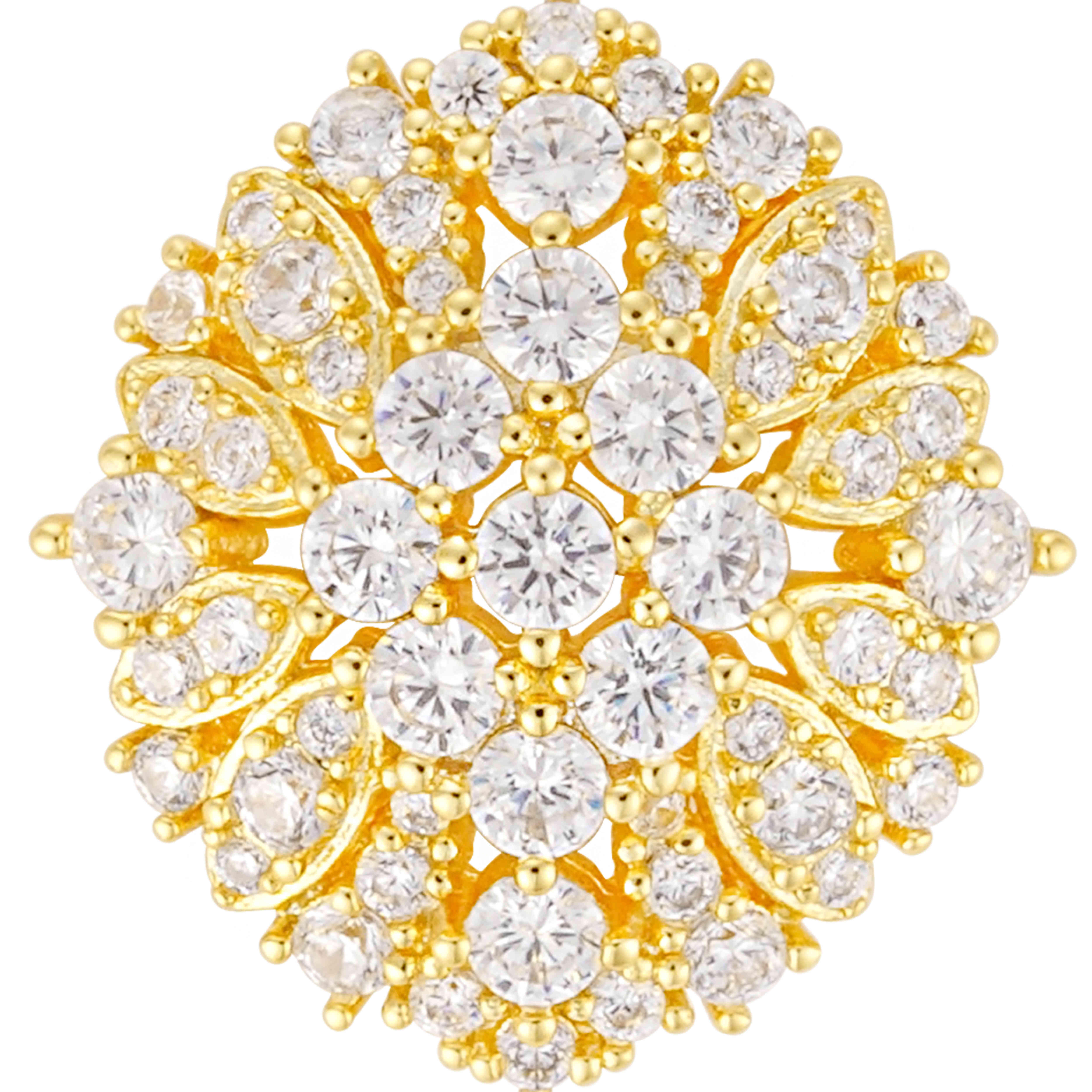 حلق - ذهبي ابيض - 0 image 1