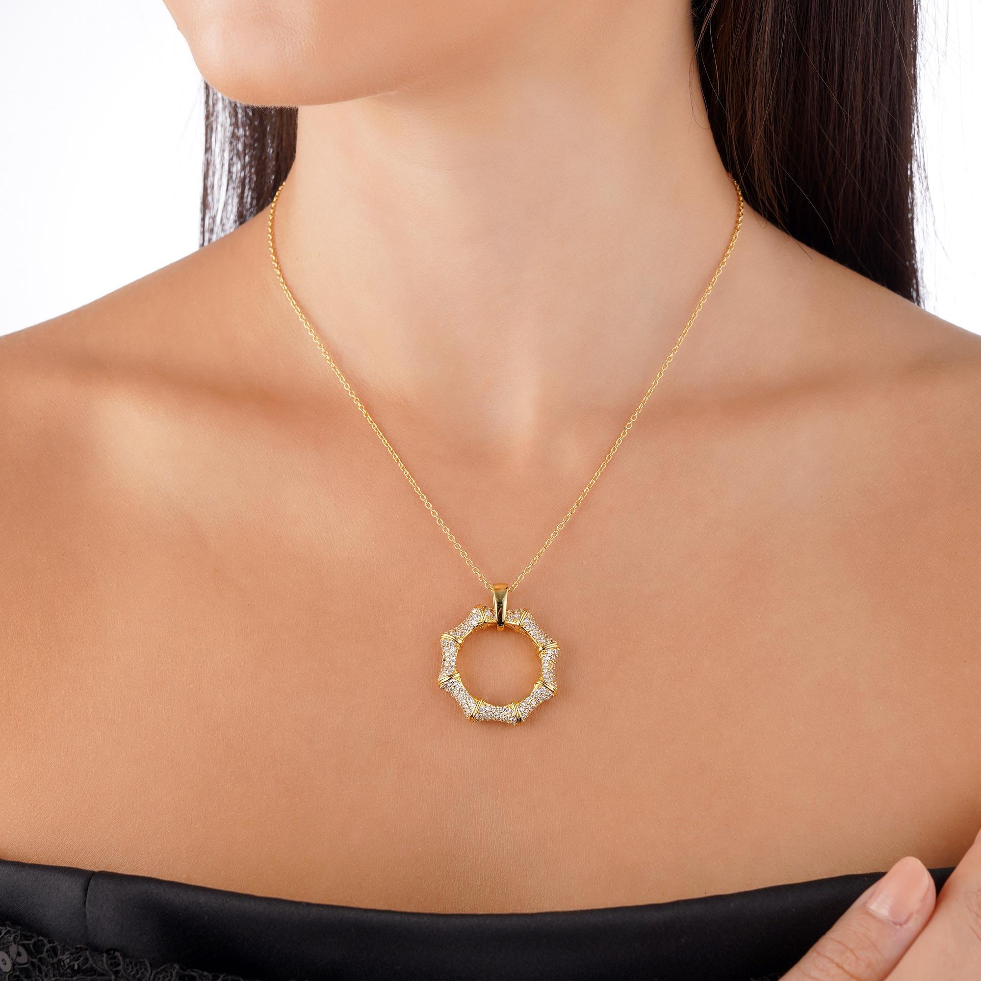 عقد - ذهبي ابيض - 0 image 0