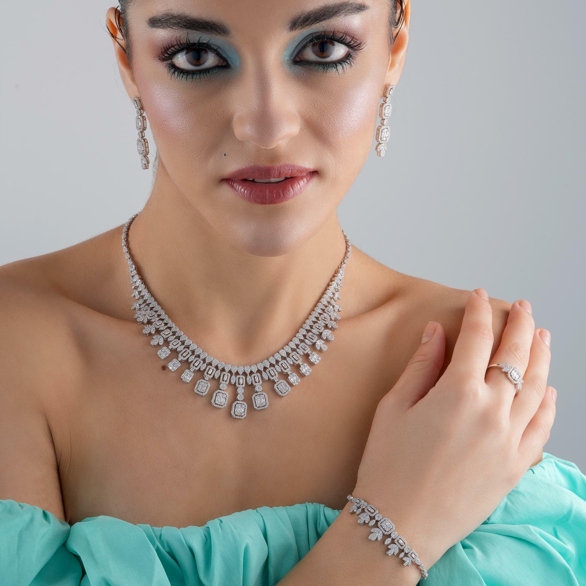 طقم مربعات مرصعة بالكريستال image 0