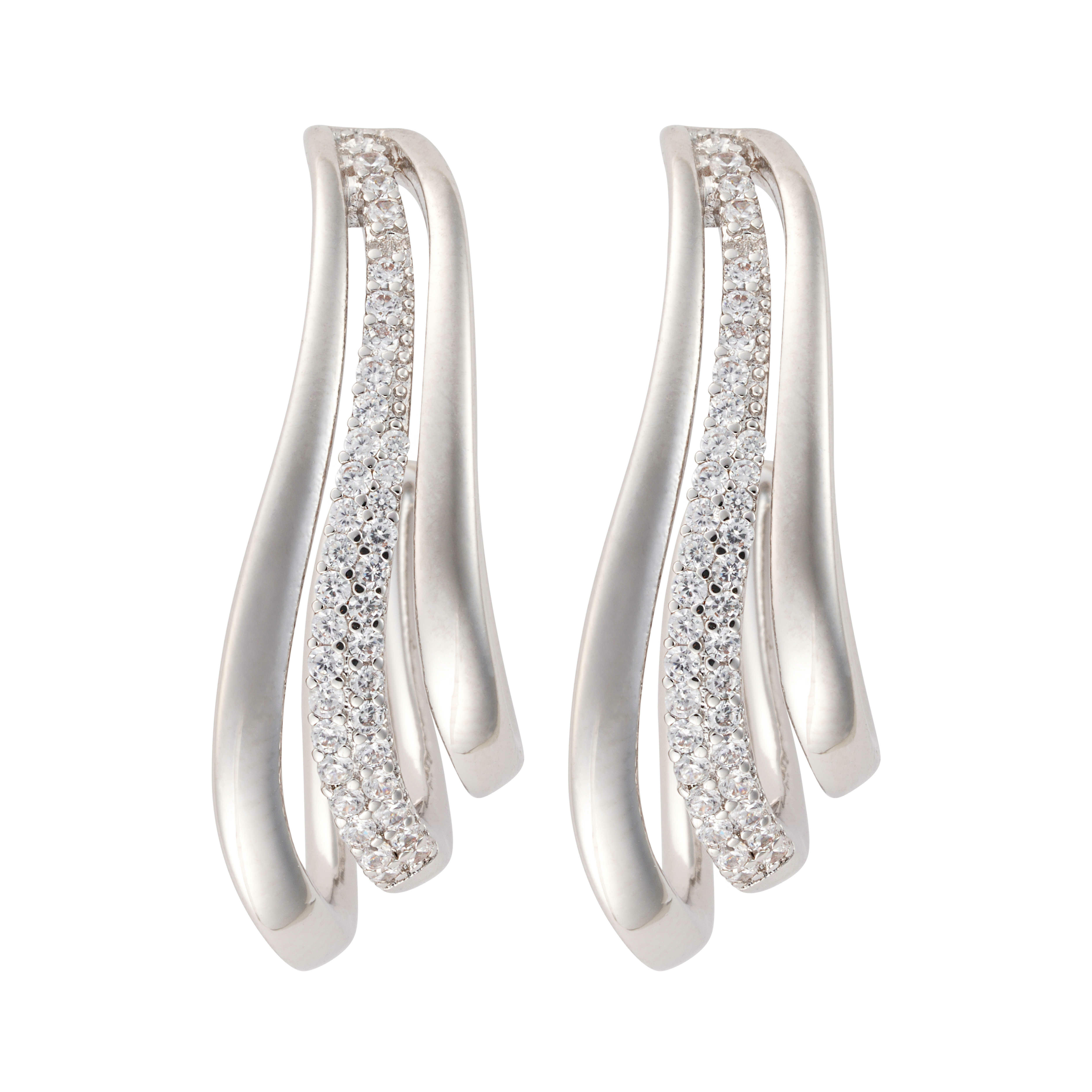 Earrings - Silver White - 0 image 0