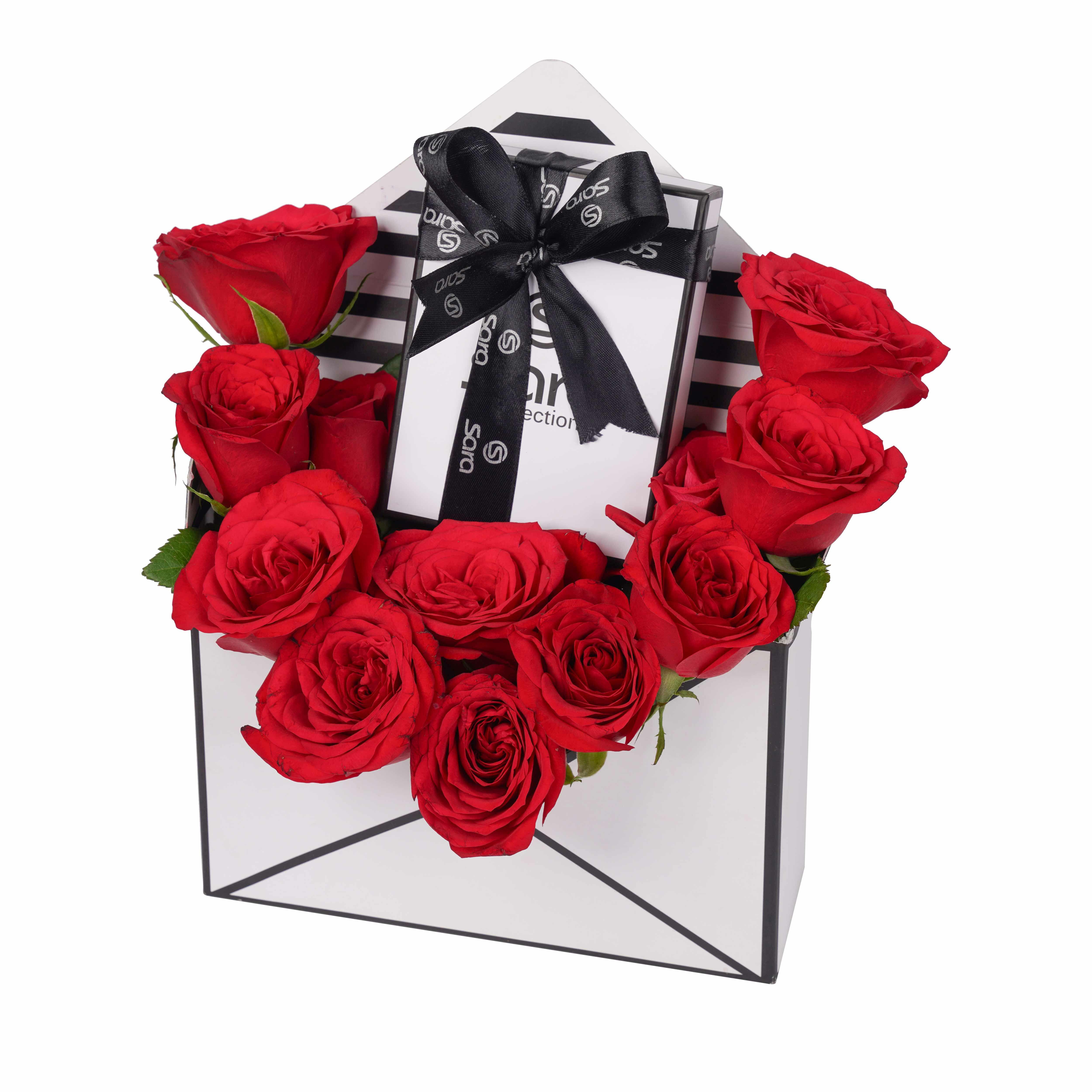 هدية راقية ورد وطقم اكسسوار image 1