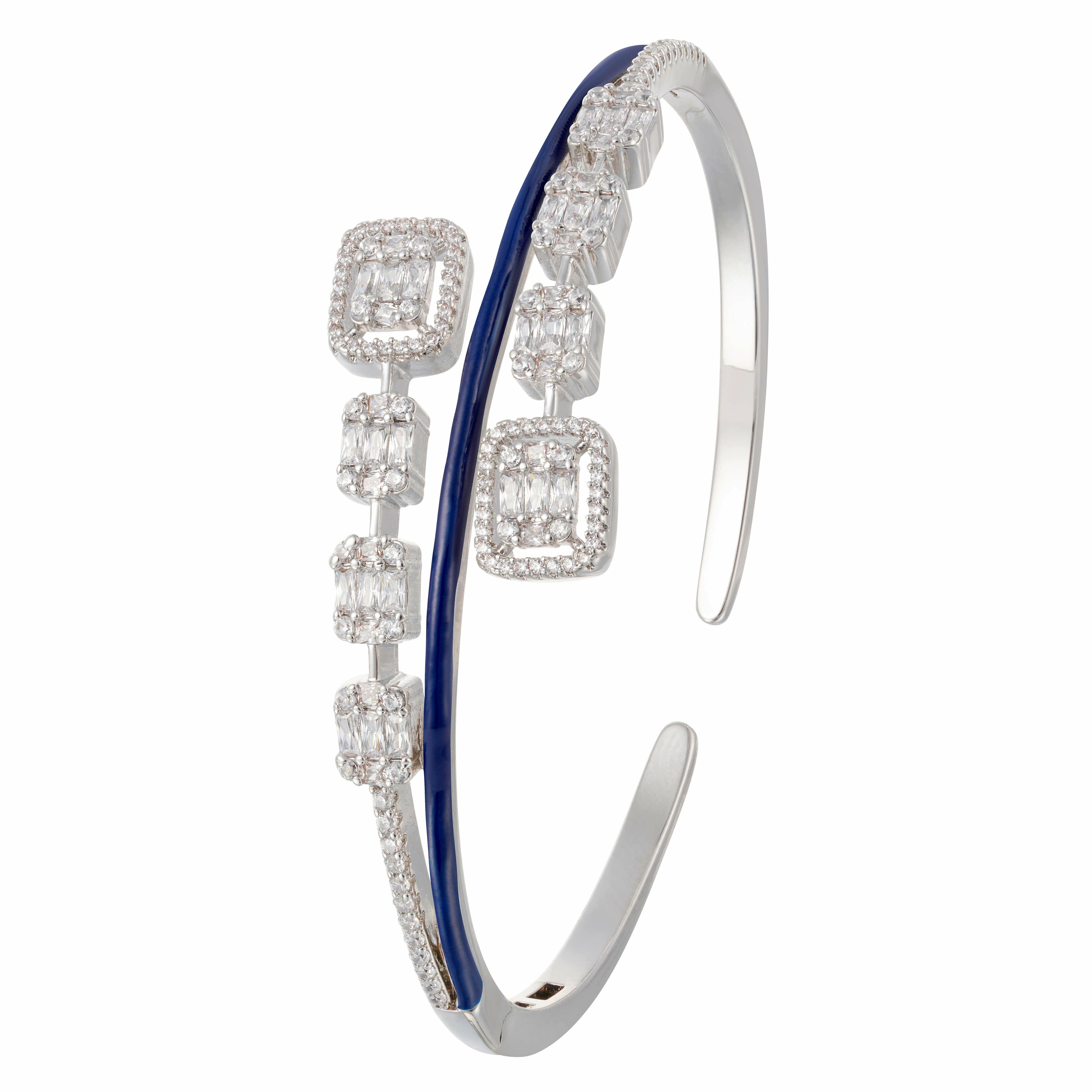 طقم أ - Silver Dark Blue - 0 image 5