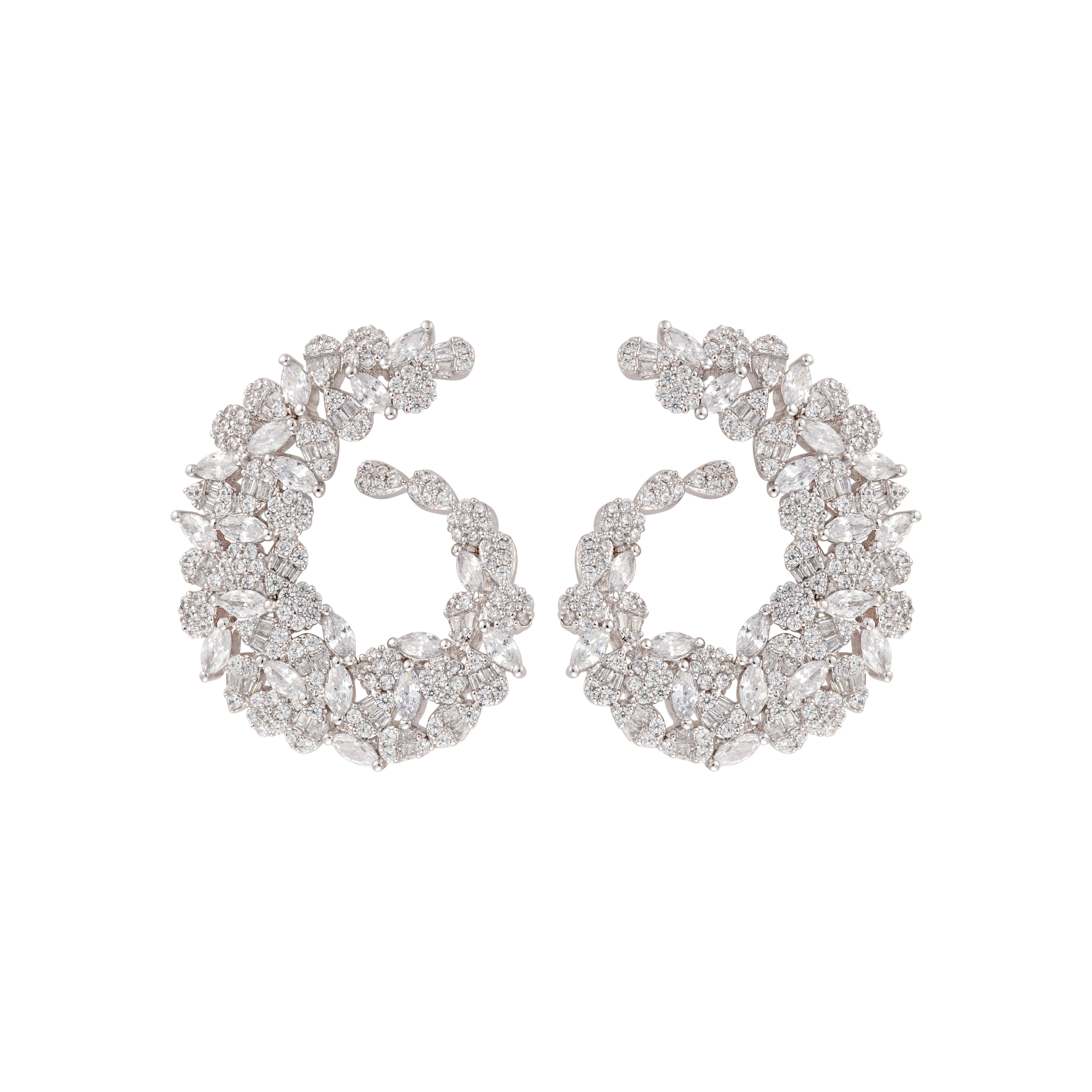 حلق - فضي ابيض - 0 image 0