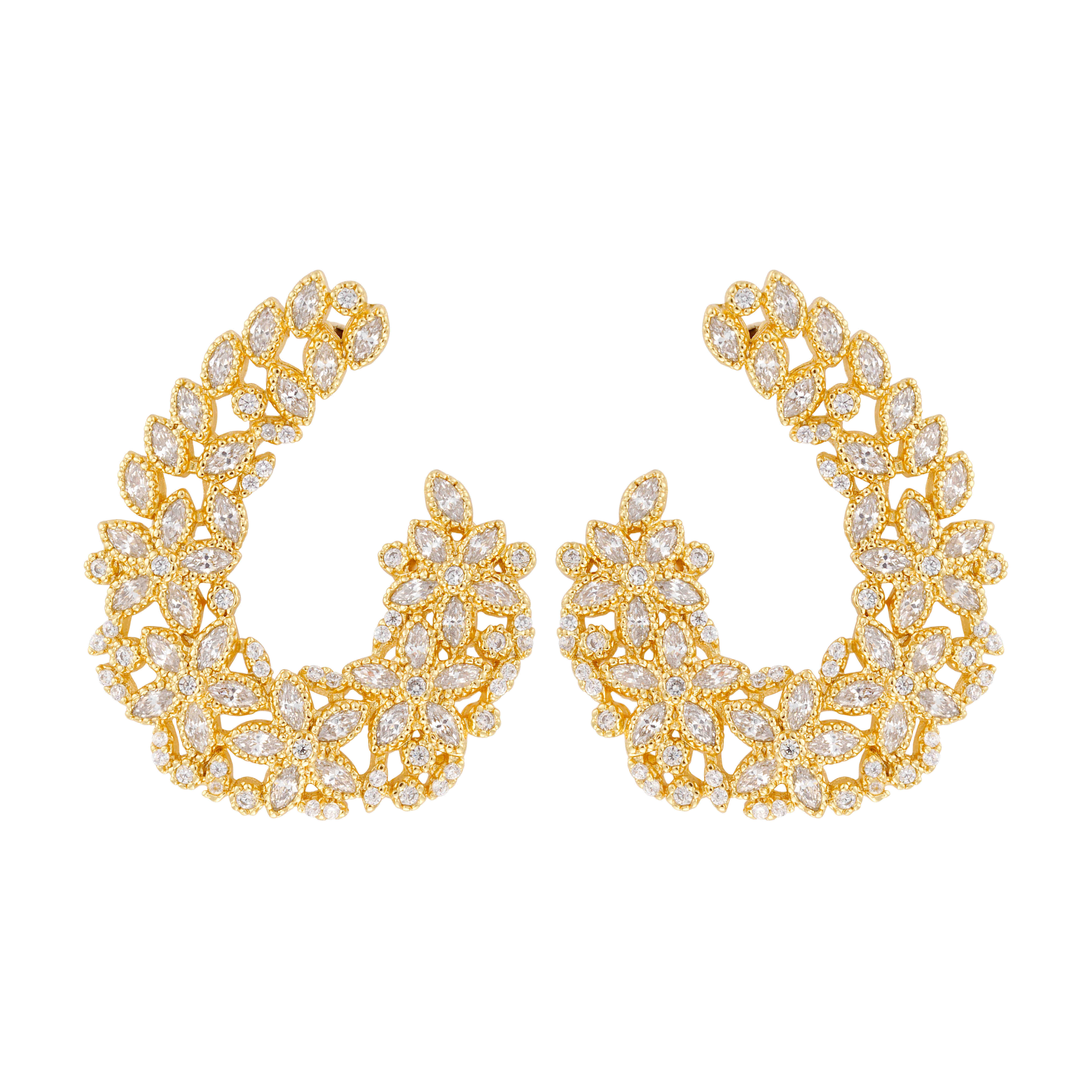 حلق - ذهبي ابيض - 0 image 0