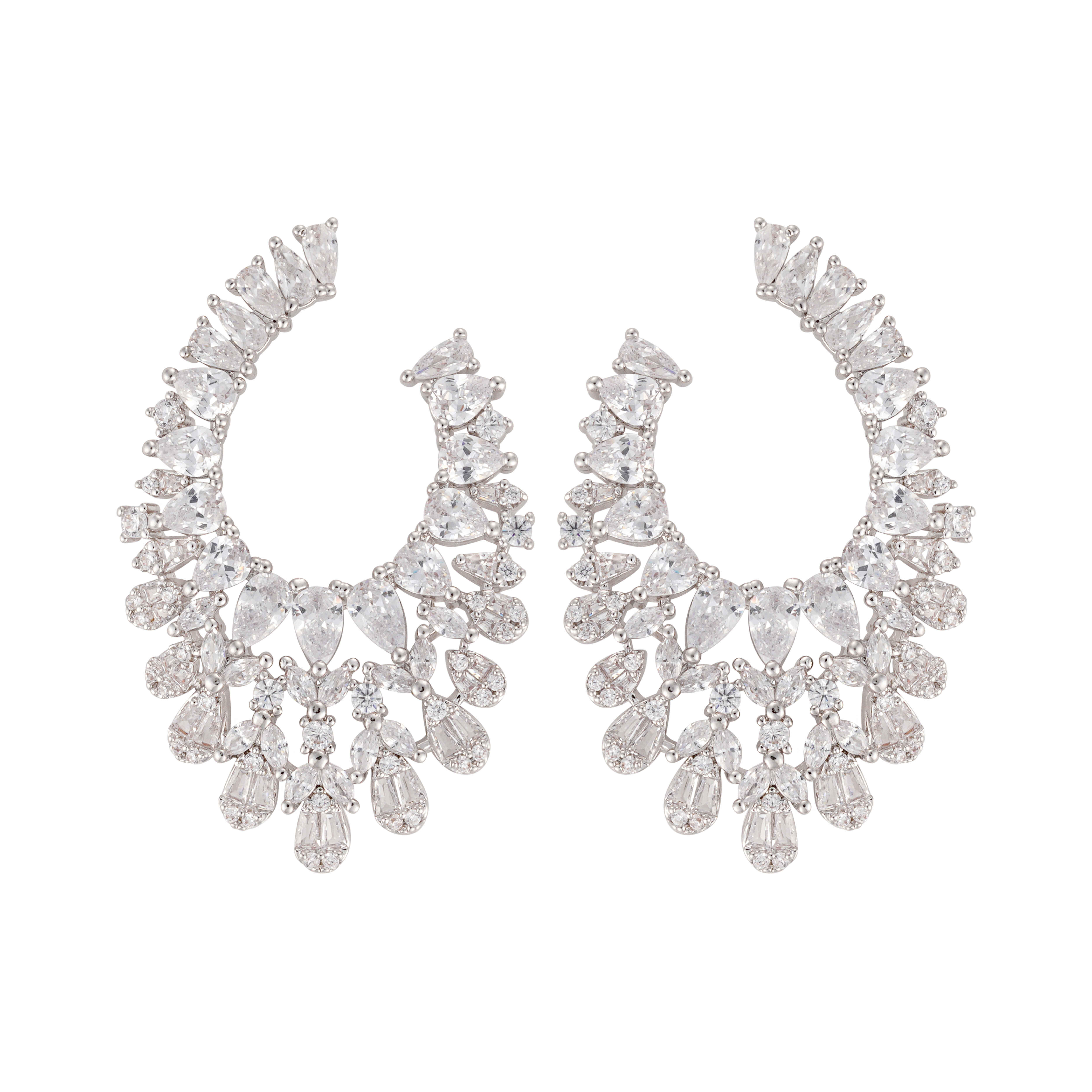 حلق - فضي ابيض - 0 image 0