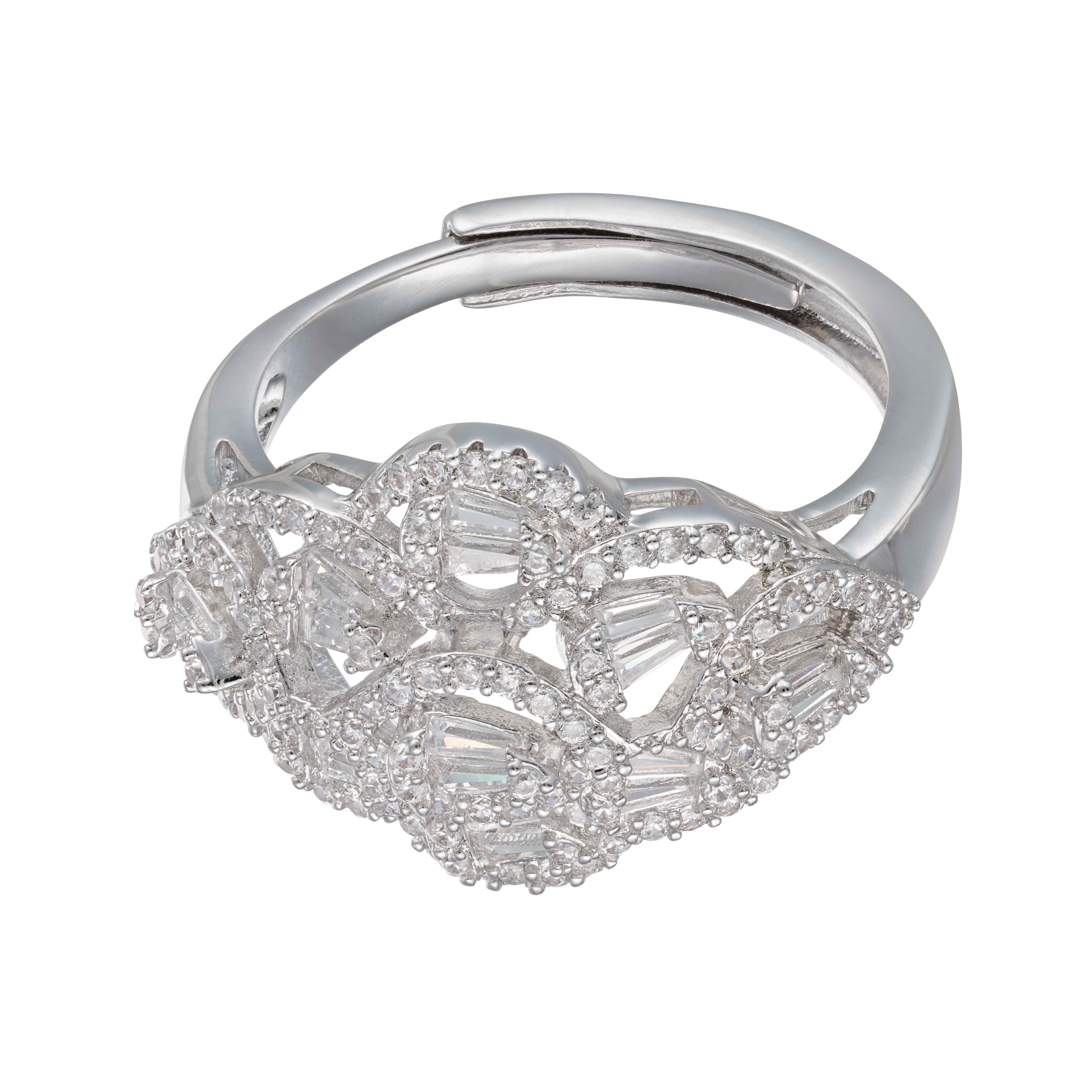 خاتم - فضي ابيض - 0 image 2