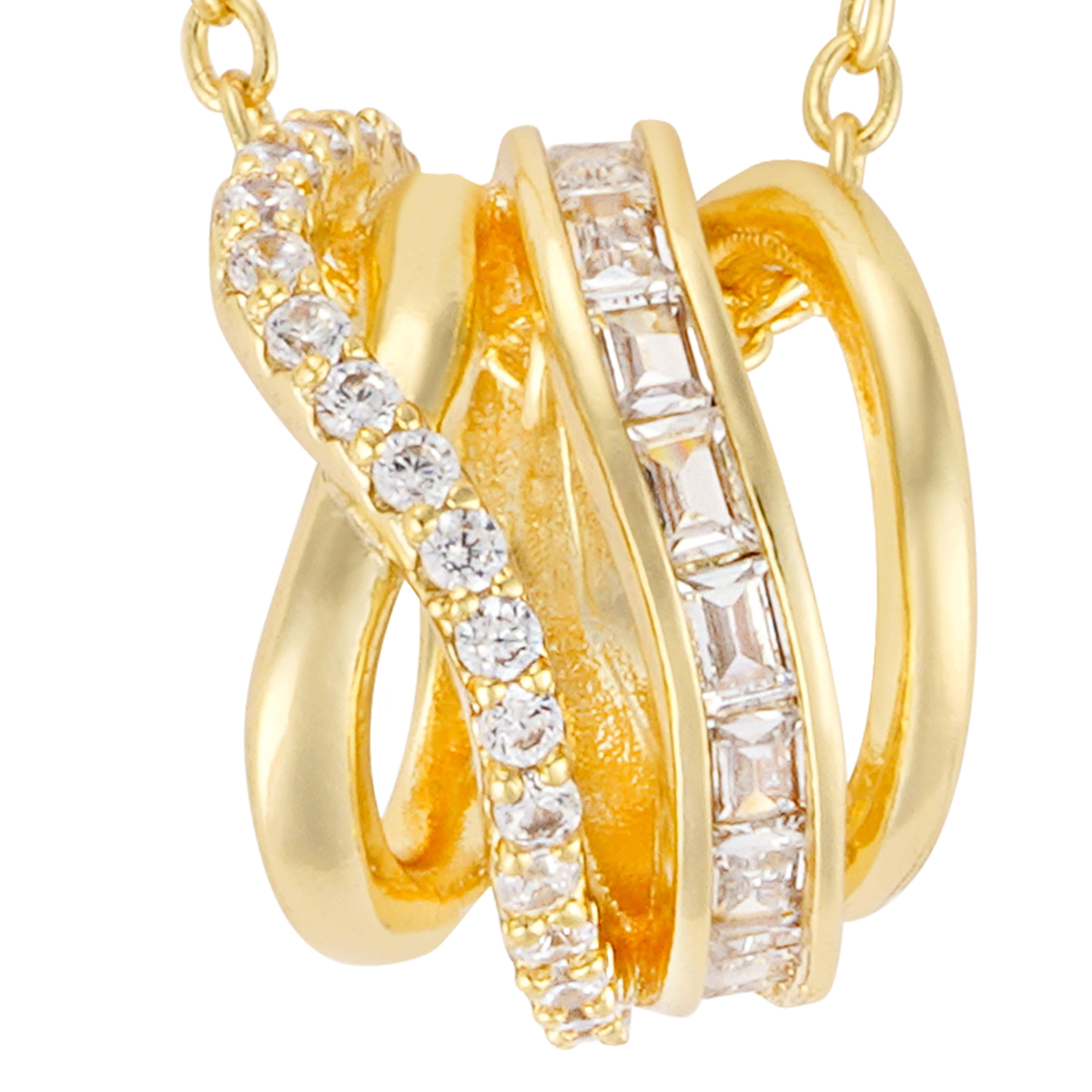 عقد - ذهبي ابيض - 0 image 2