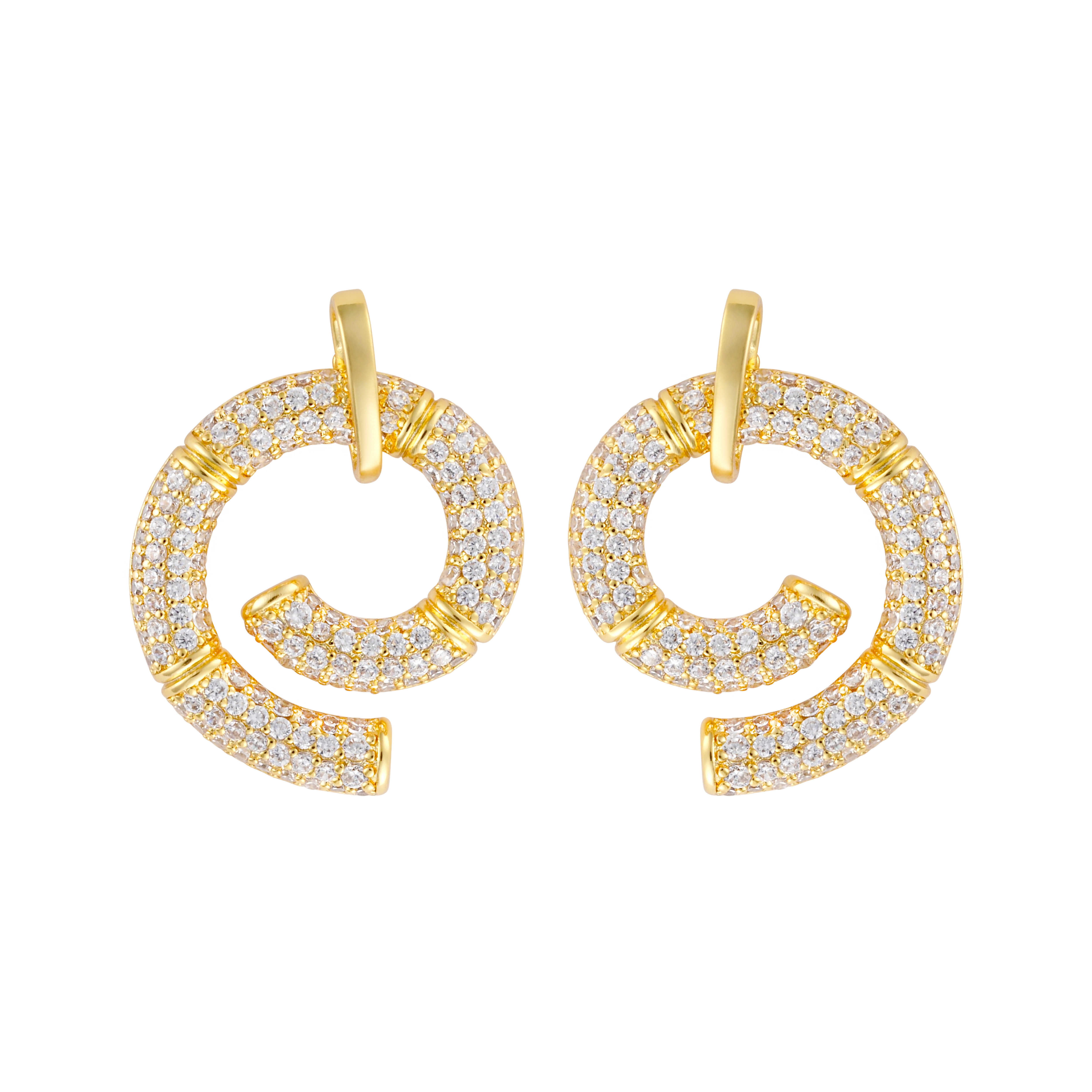 حلق - ذهبي ابيض - 0 image 1