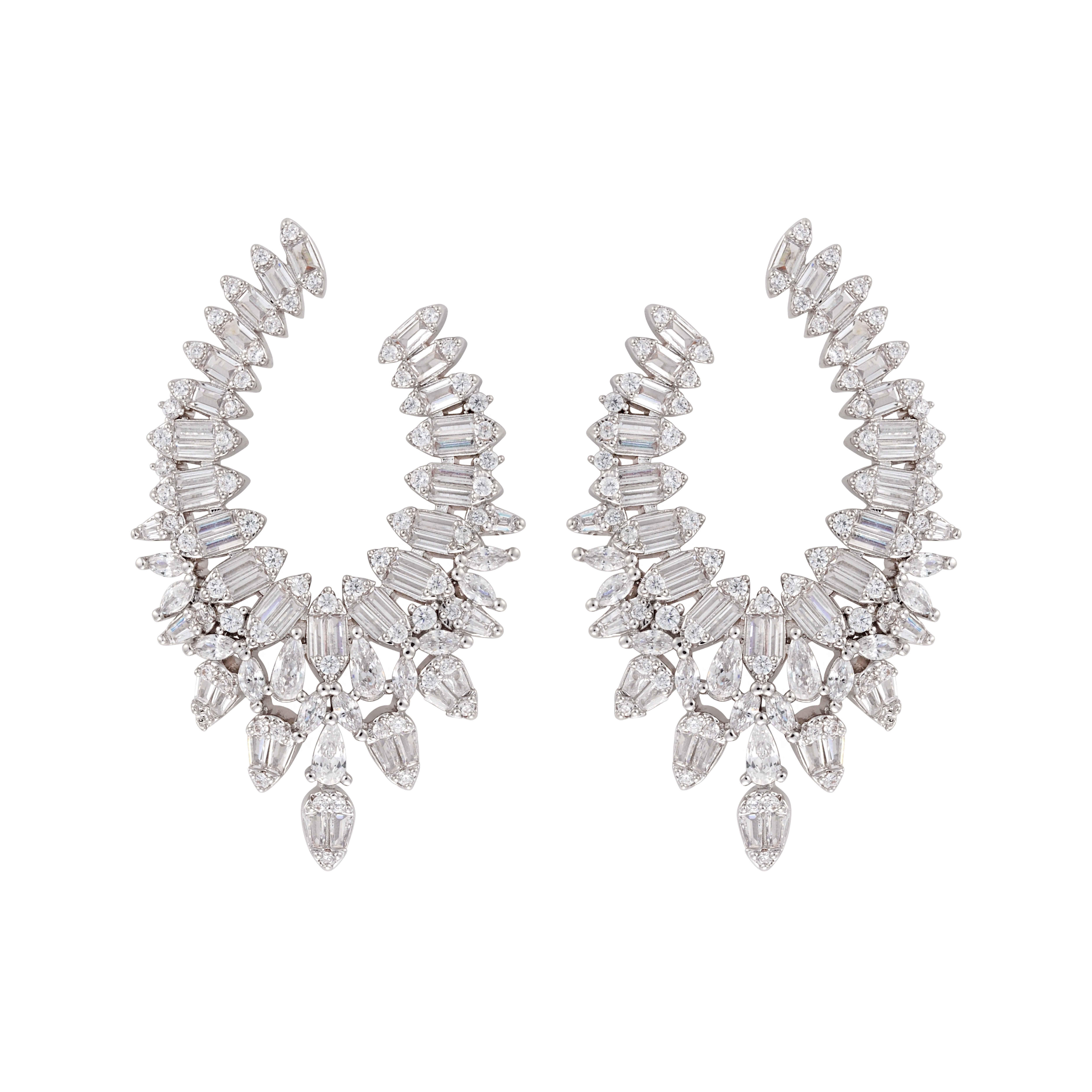 حلق - فضي ابيض - 0 image 0