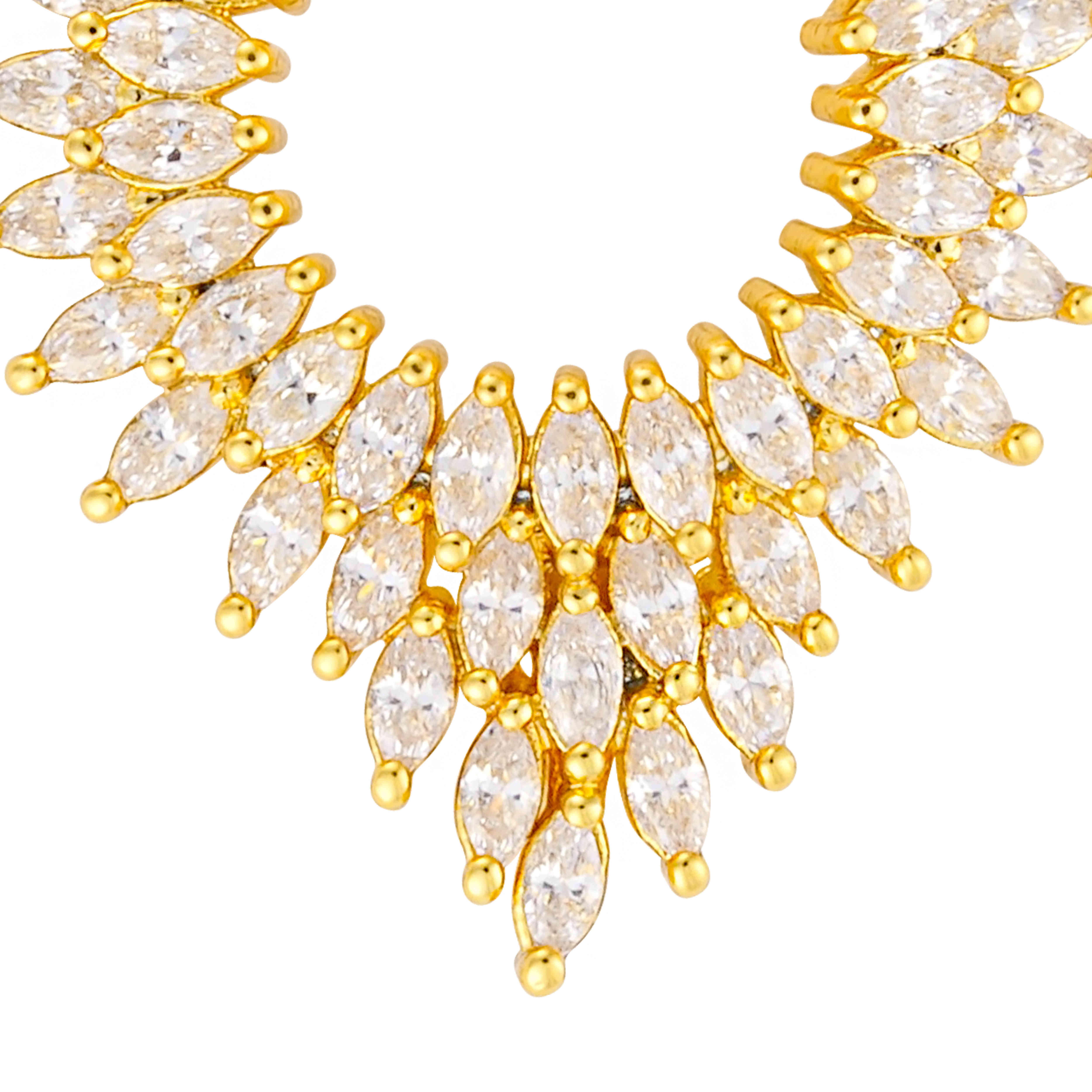 حلق - ذهبي ابيض - 0 image 1