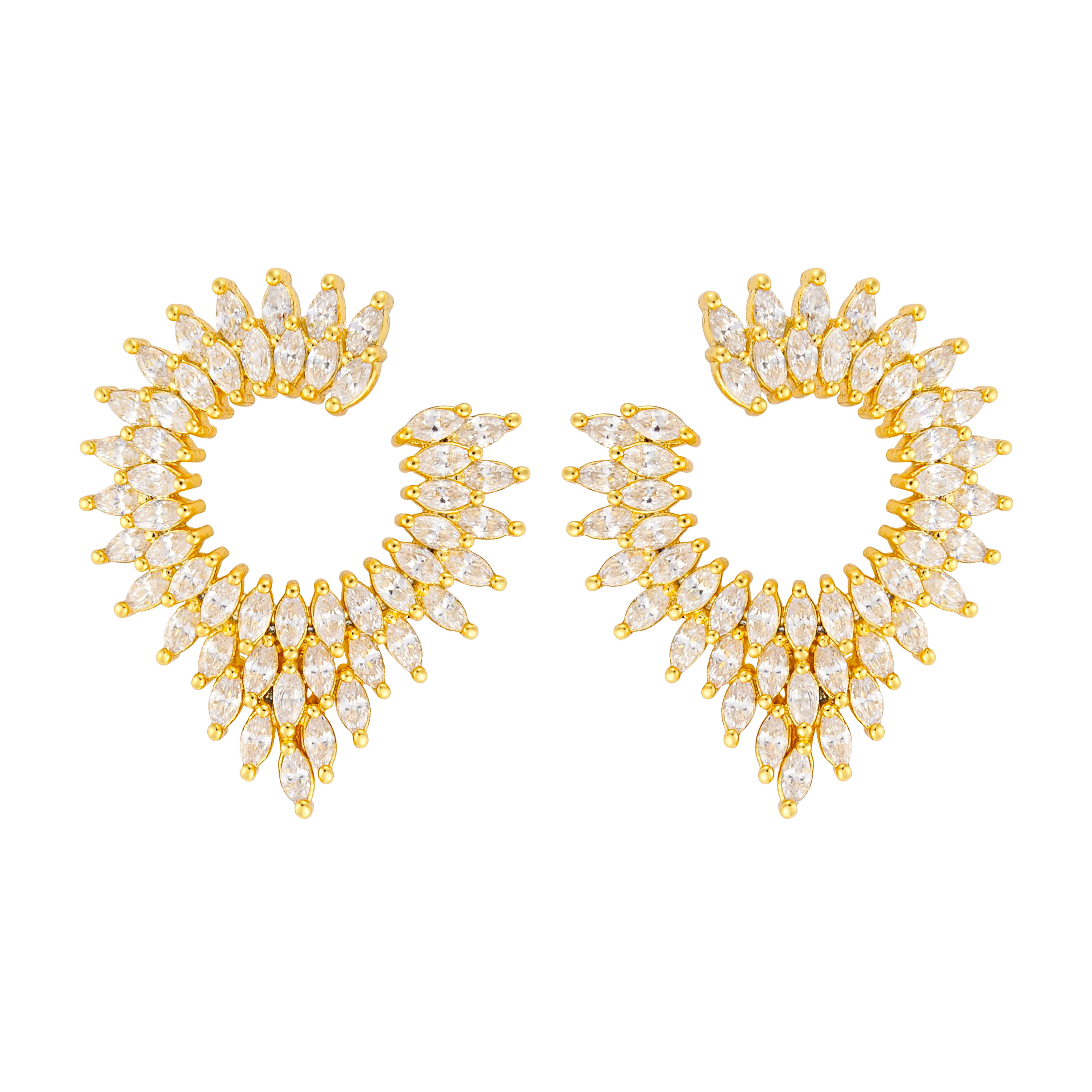 حلق - ذهبي ابيض - 0 image 0