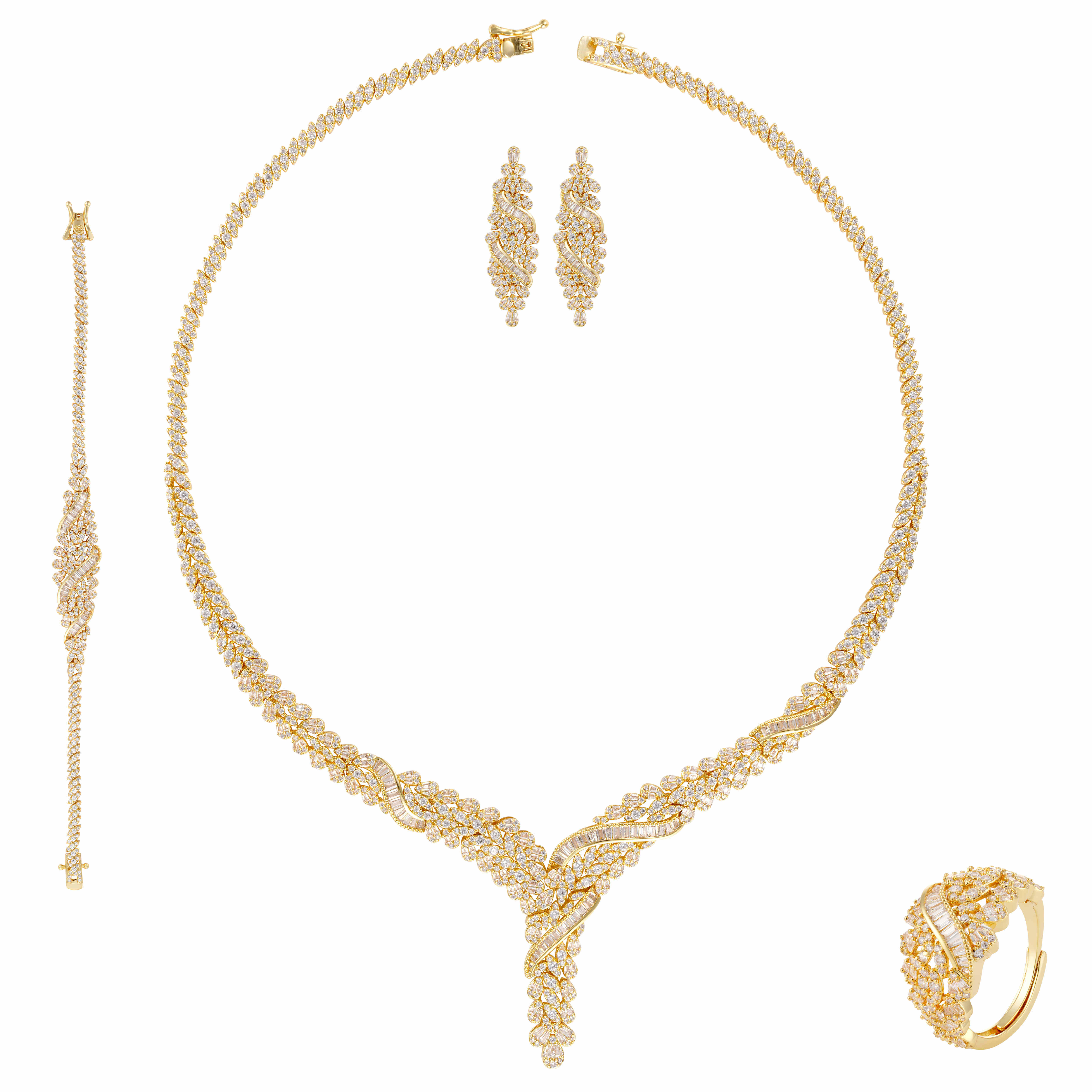 طـــقم - ذهبي ابيض - 0 image 0