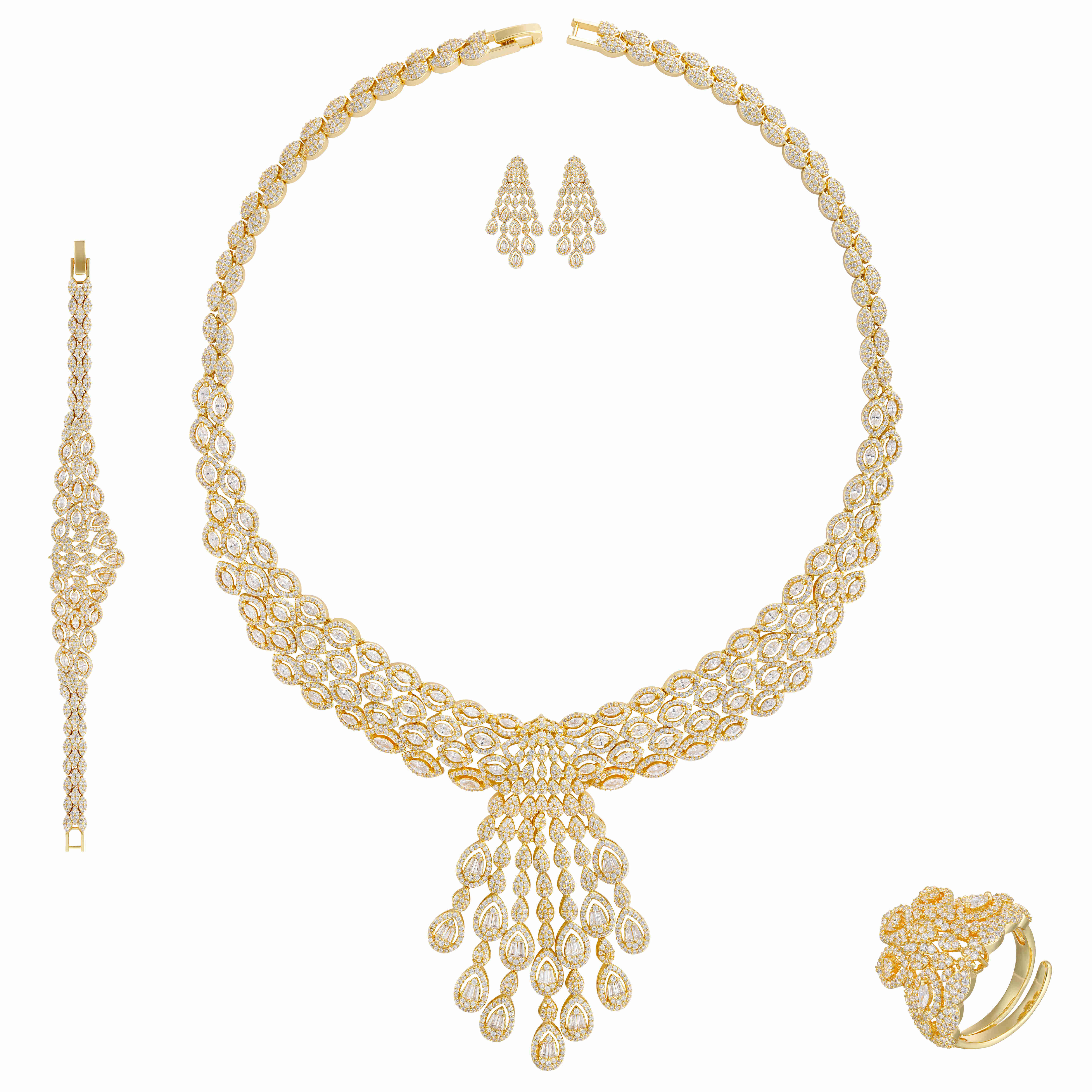 طـــقم - ذهبي ابيض - 0 image 0