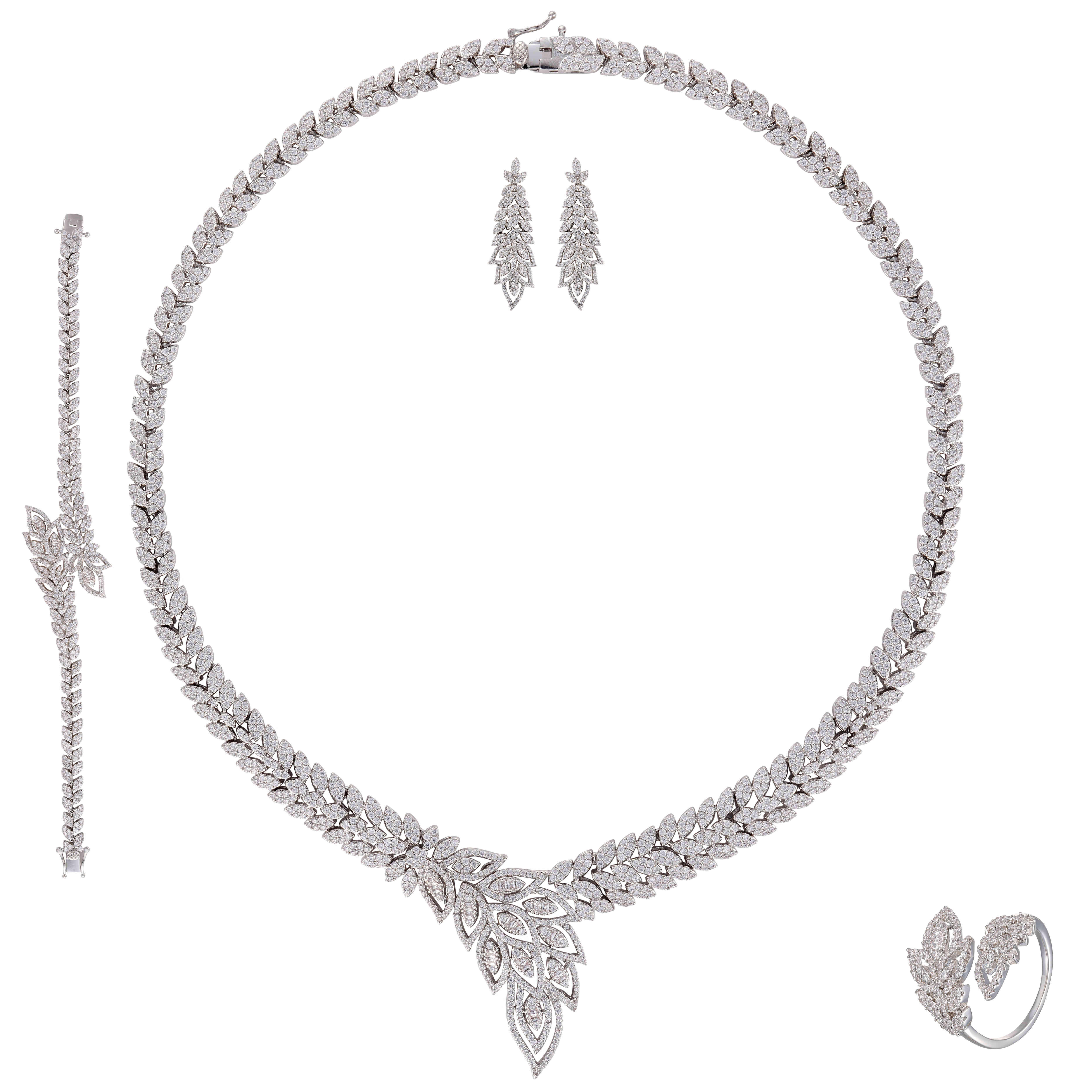 طـــقم - فضي ابيض - 0 image 0