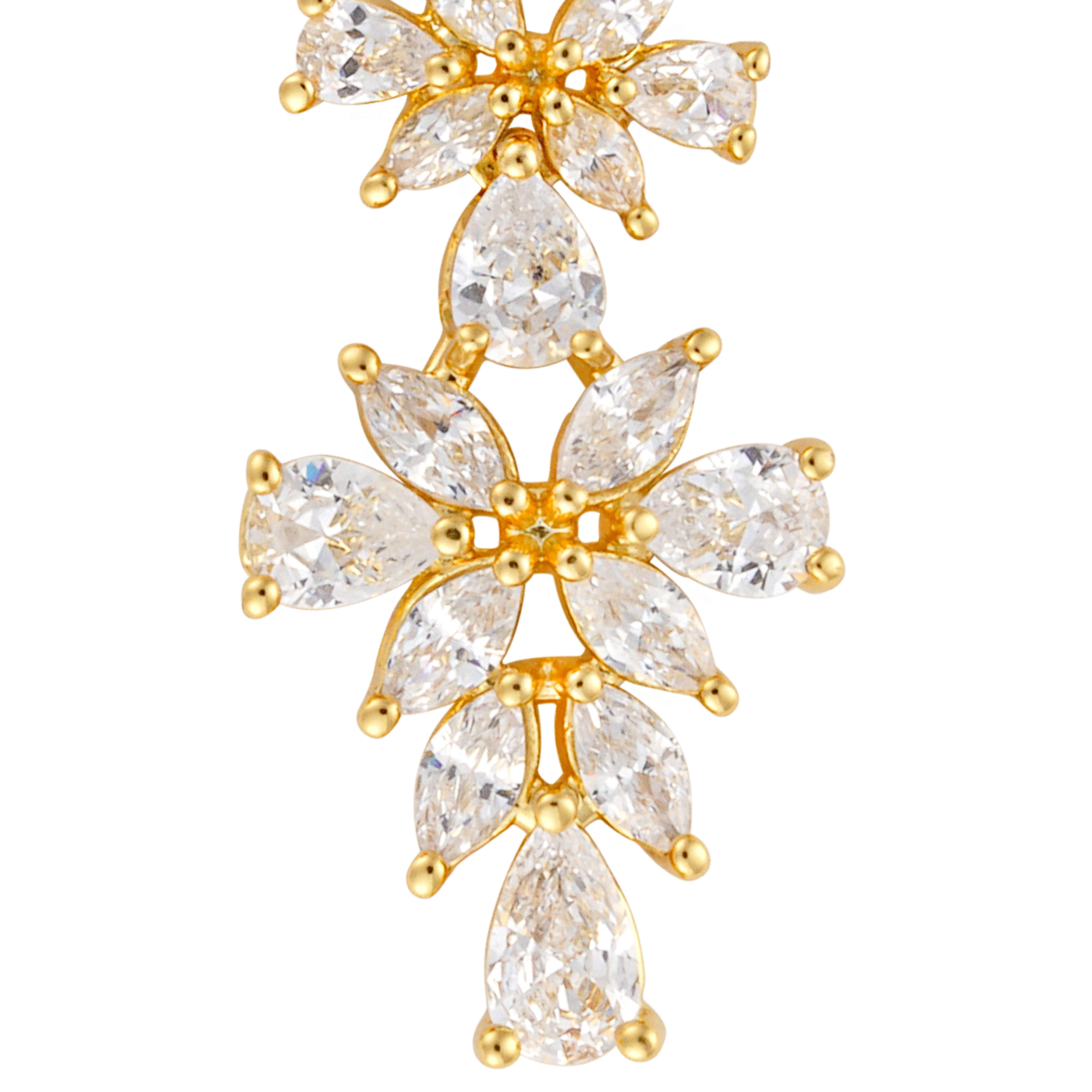 حلق - ذهبي ابيض - 0 image 1