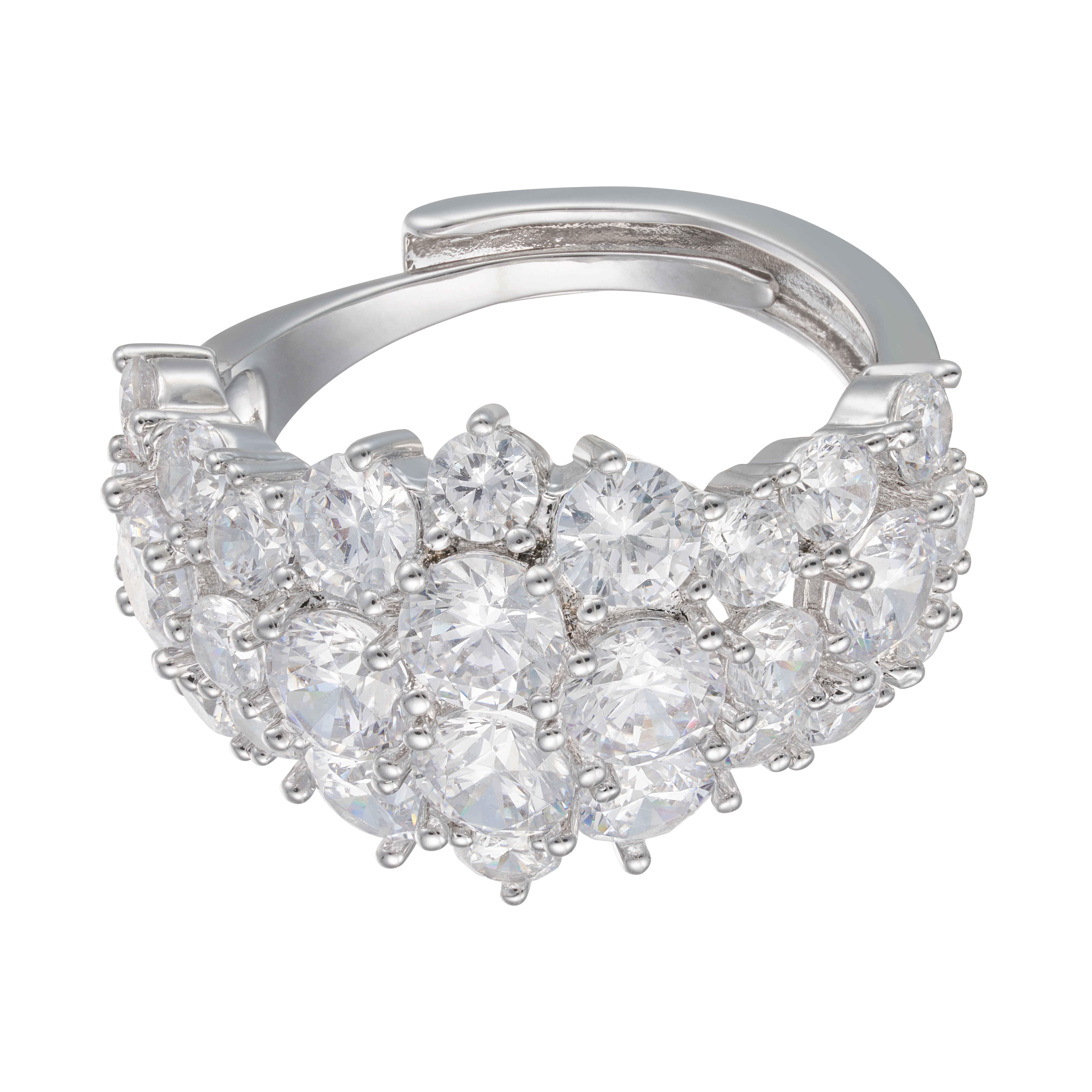 خاتم - فضي ابيض - 0 image 2