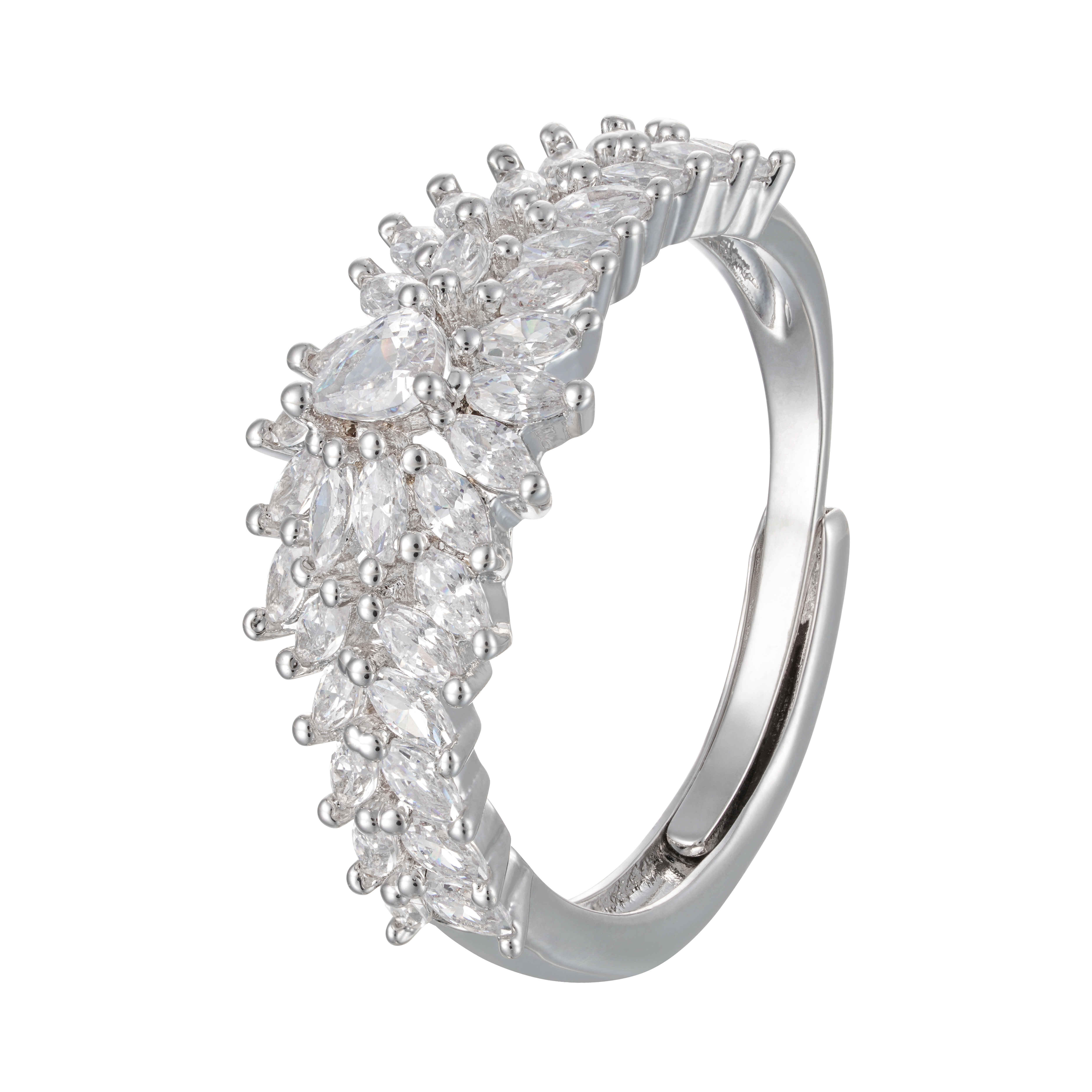 خاتم - فضي ابيض - 0 image 0