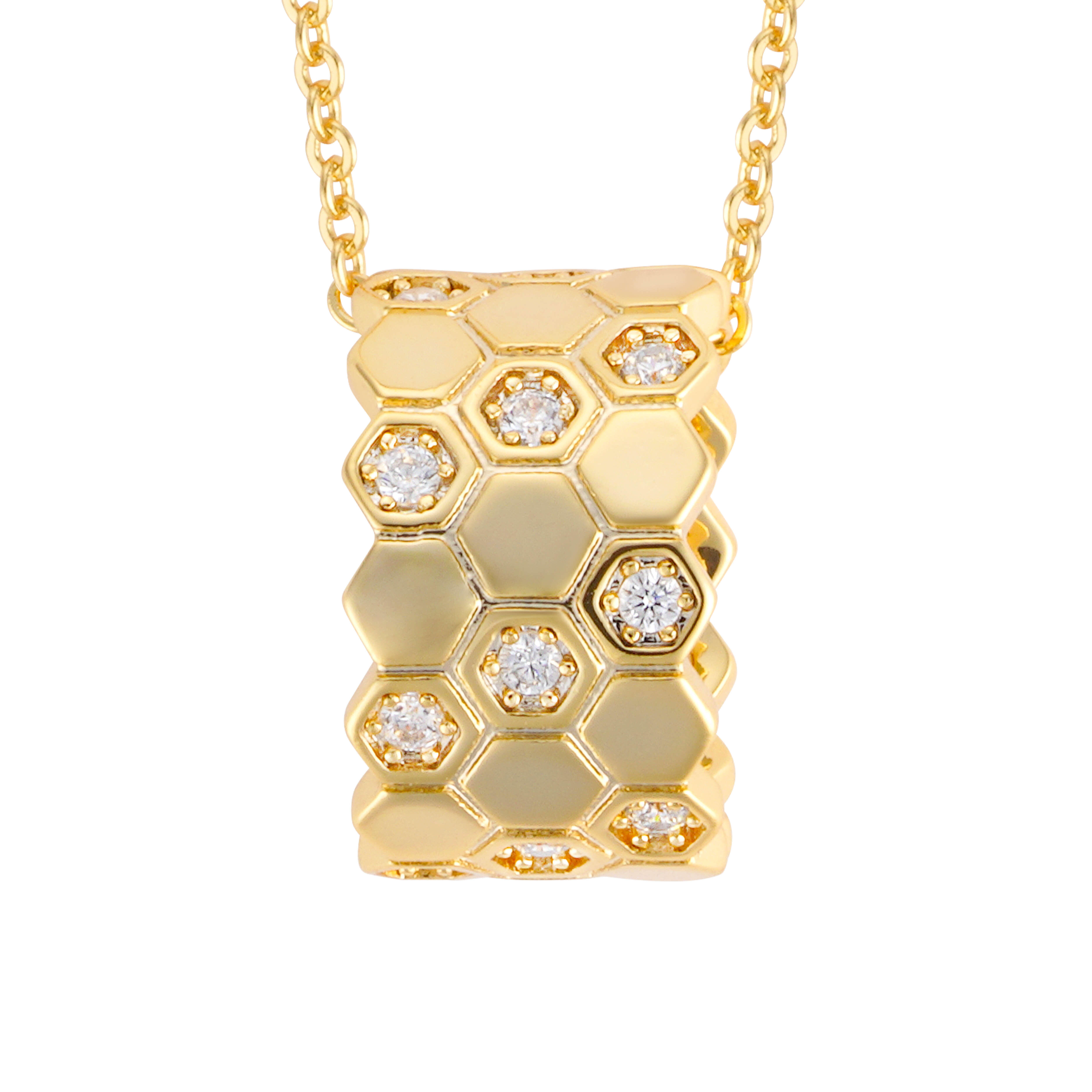 عقد - ذهبي ابيض - 0 image 1