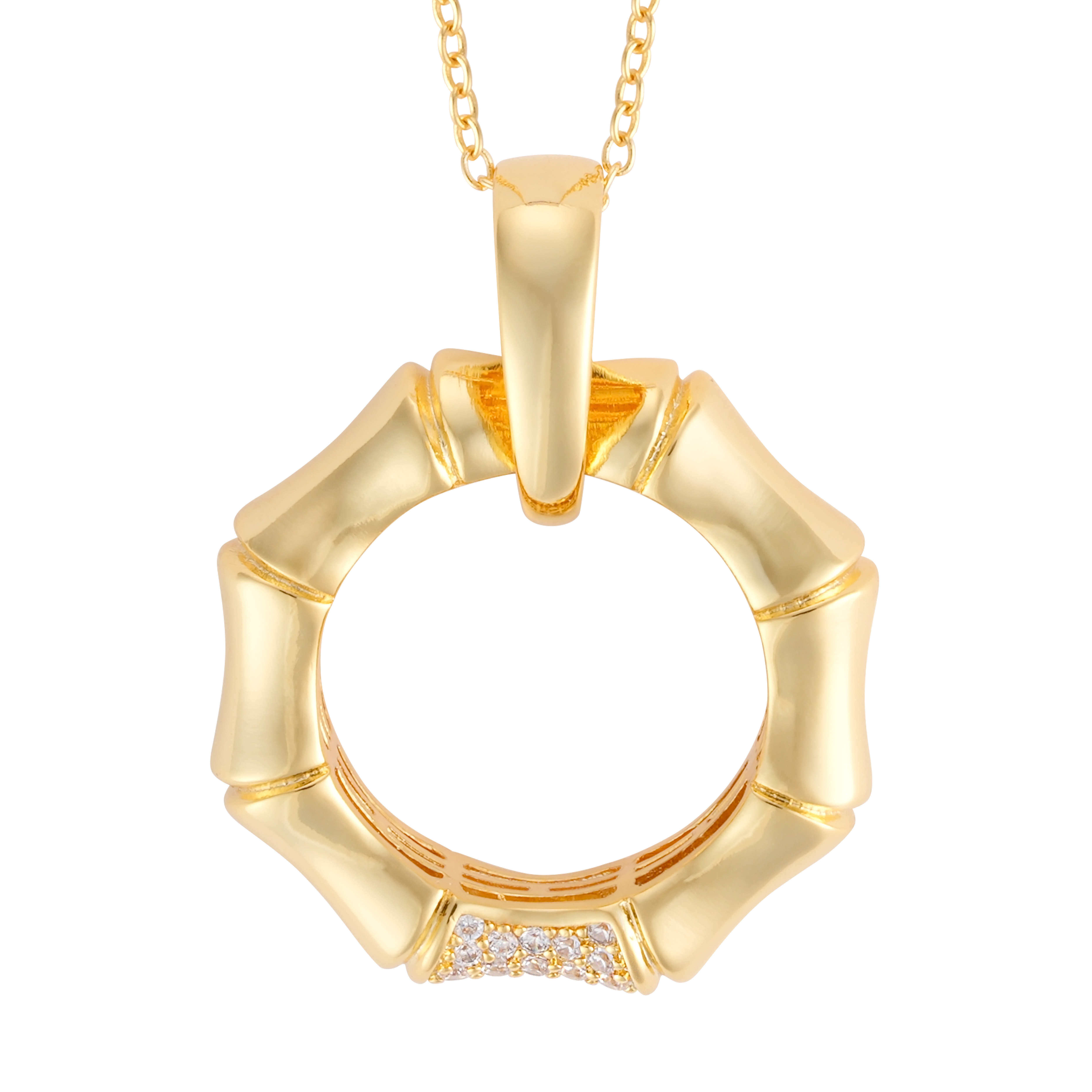 عقد - ذهبي ابيض - 0 image 1