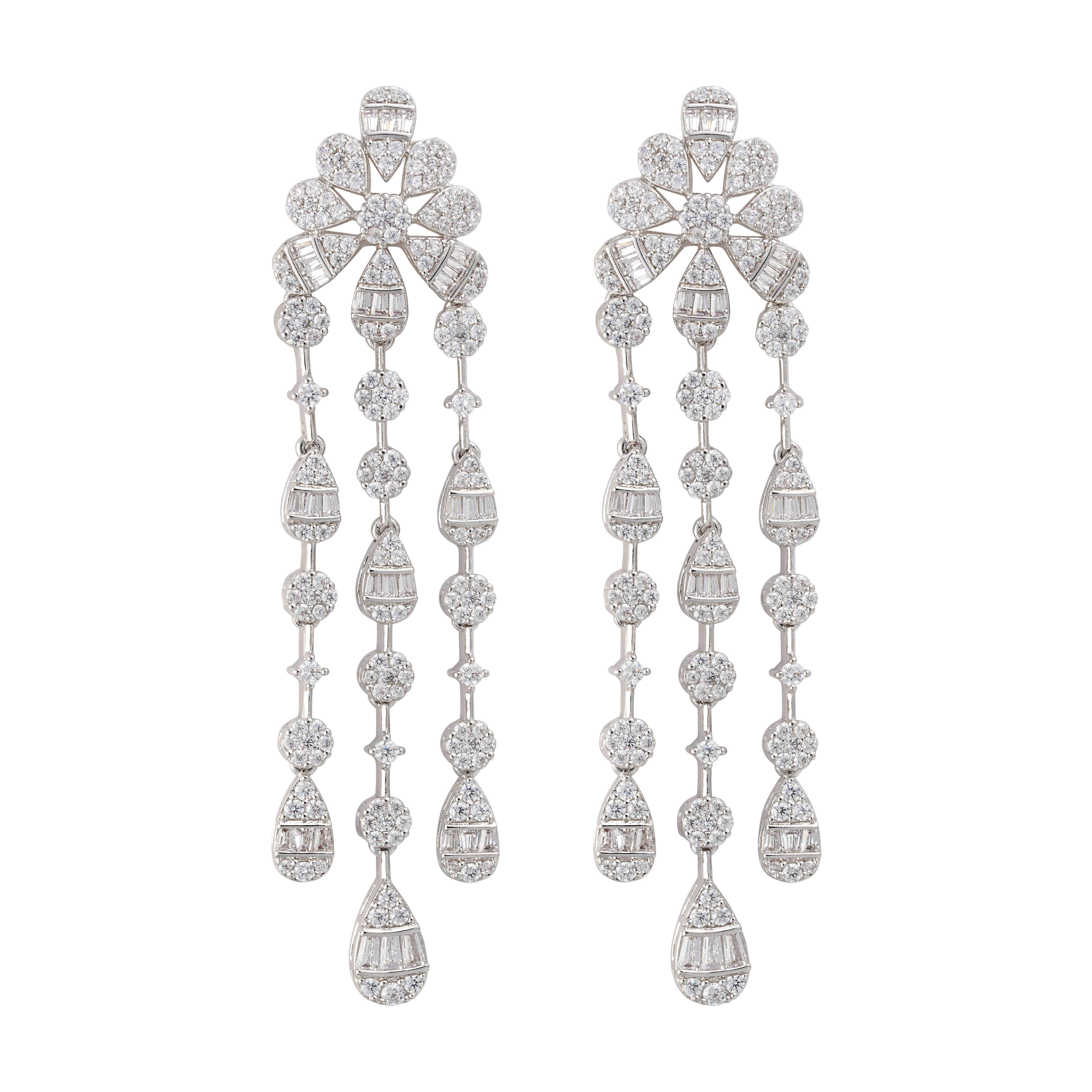 حلق - فضي ابيض - 0 image 0