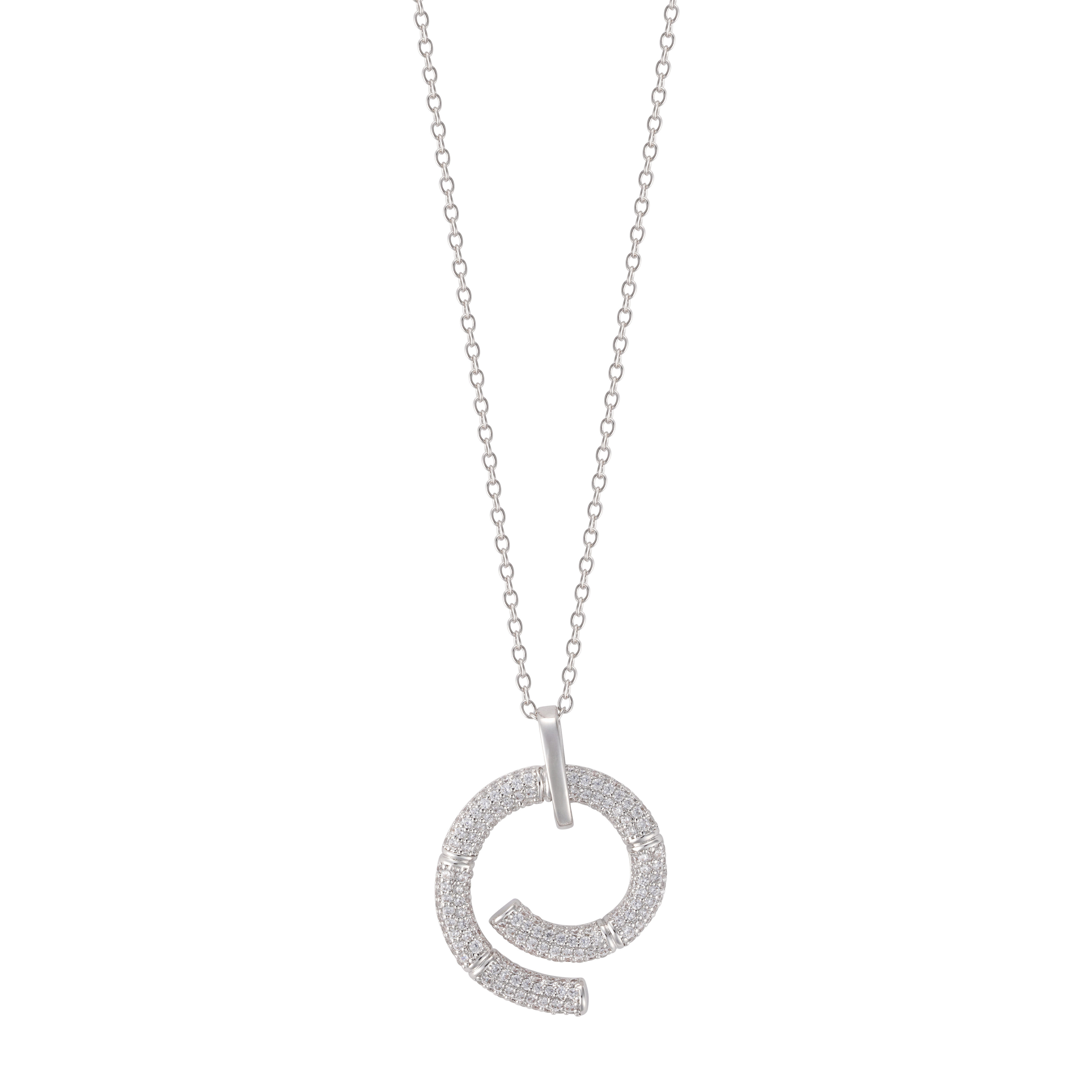 عقد - فضي ابيض - 0 image 0