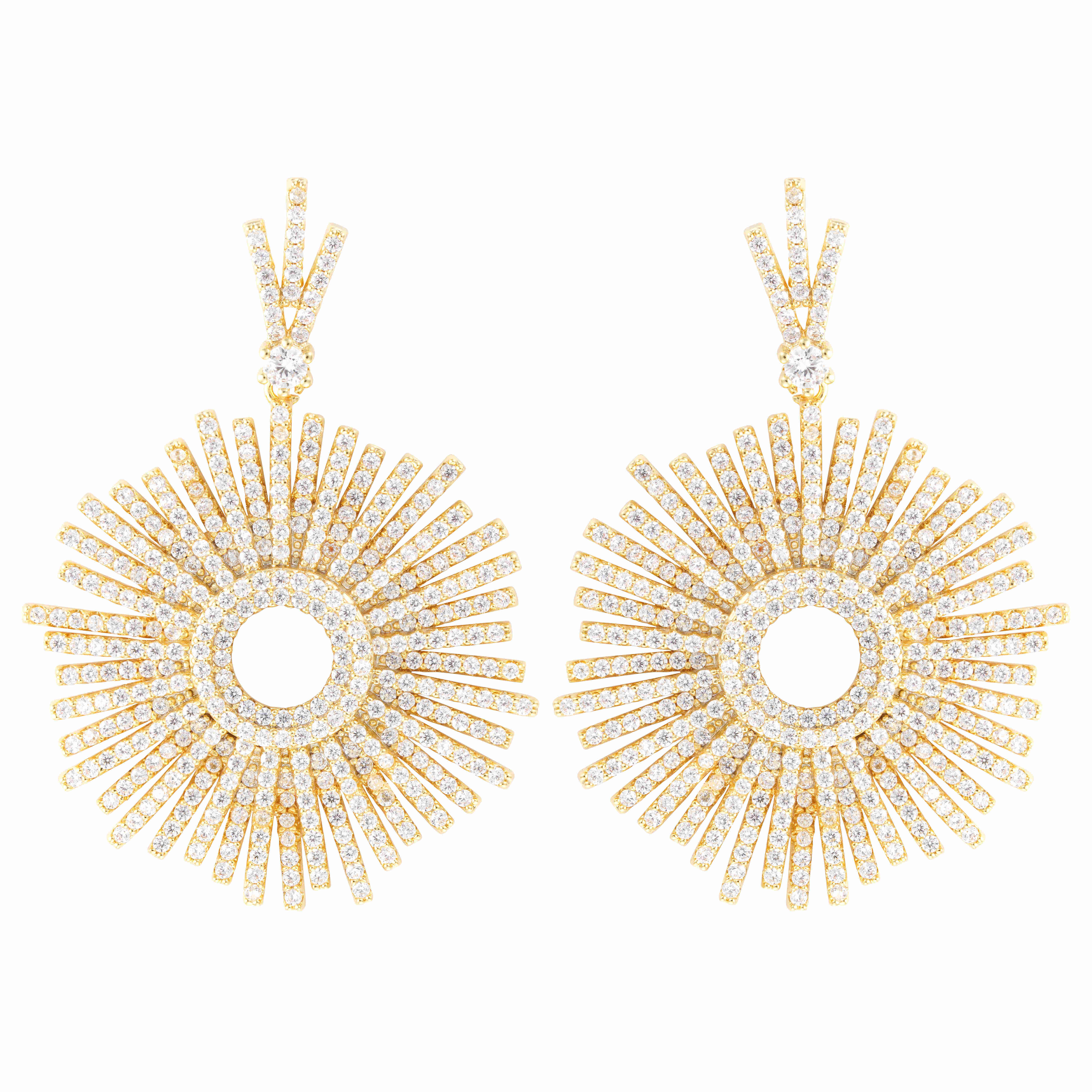 Earrings - Gold White - 0 image 0
