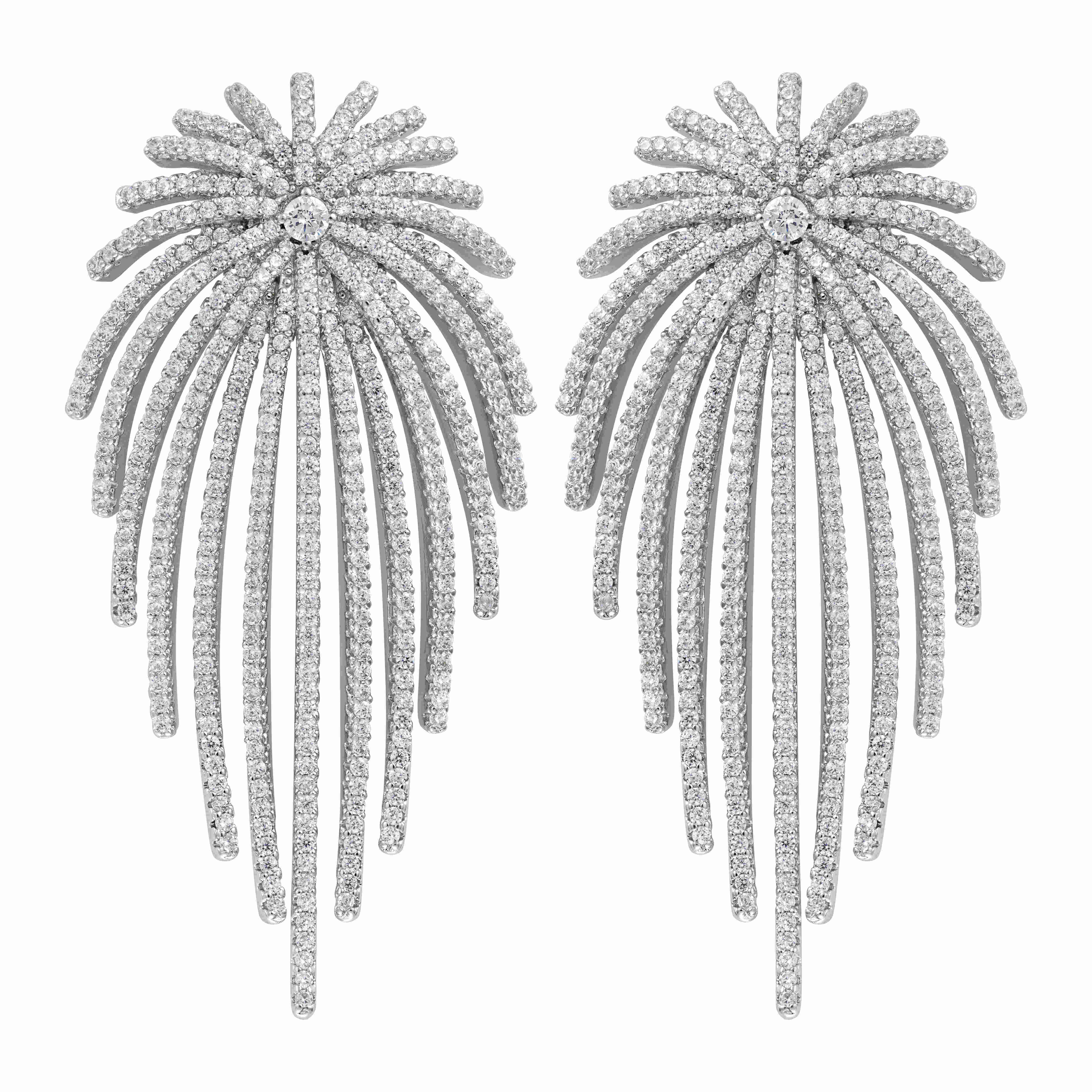 Earrings - Silver White - 0 image 0