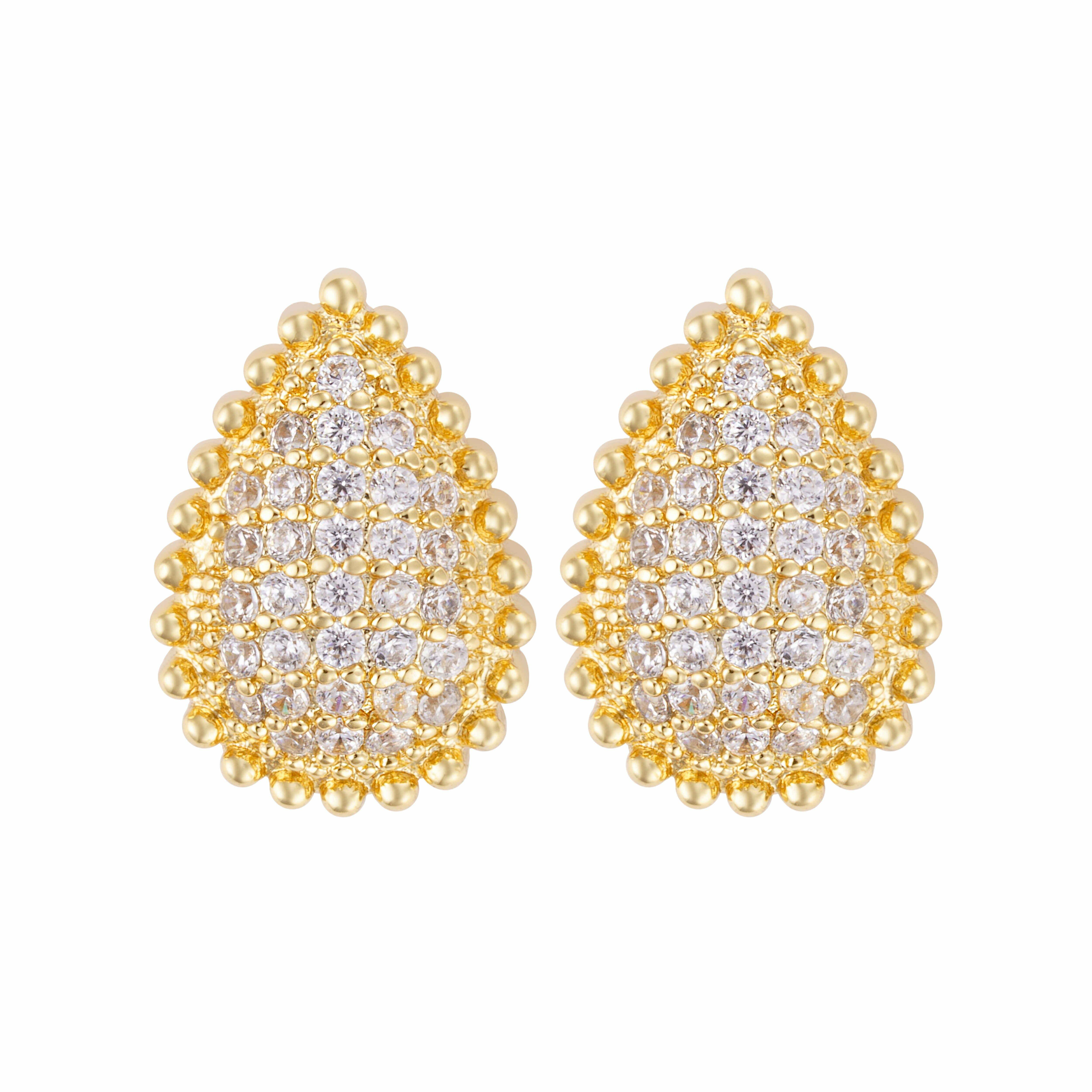 Earrings - Gold White - 0 image 0