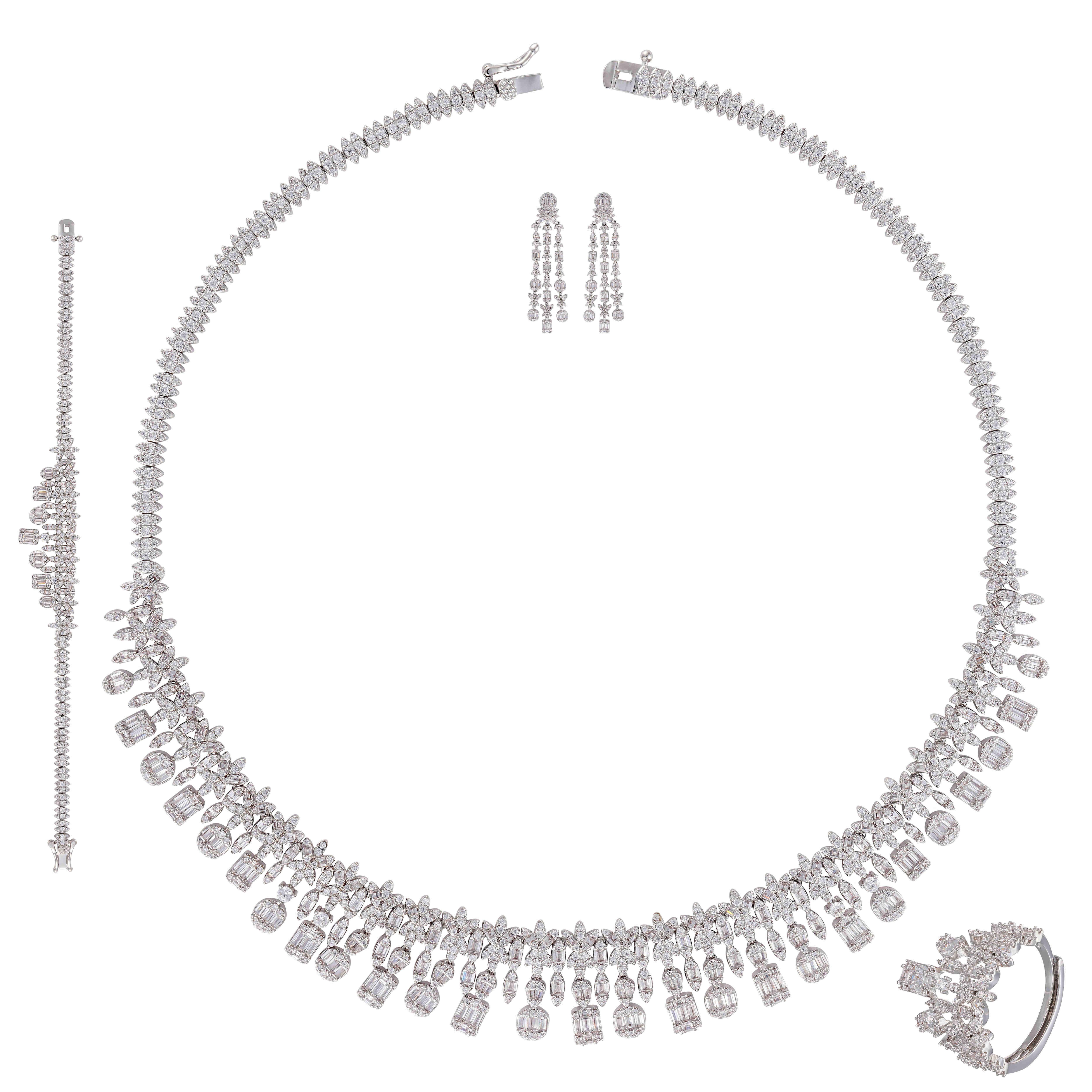 طـــقم - فضي ابيض - 0 image 0