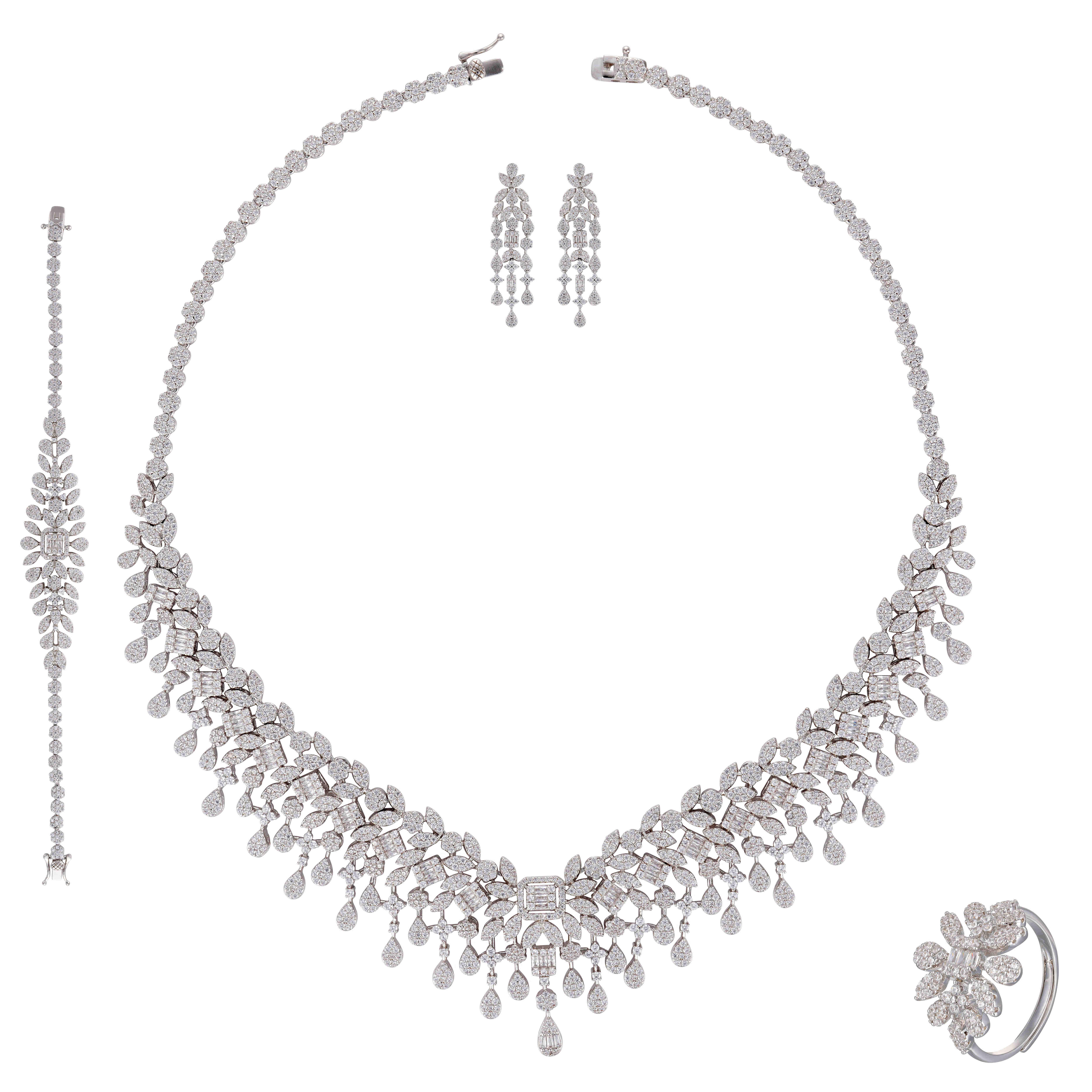 طـــقم - فضي ابيض - 0 image 0