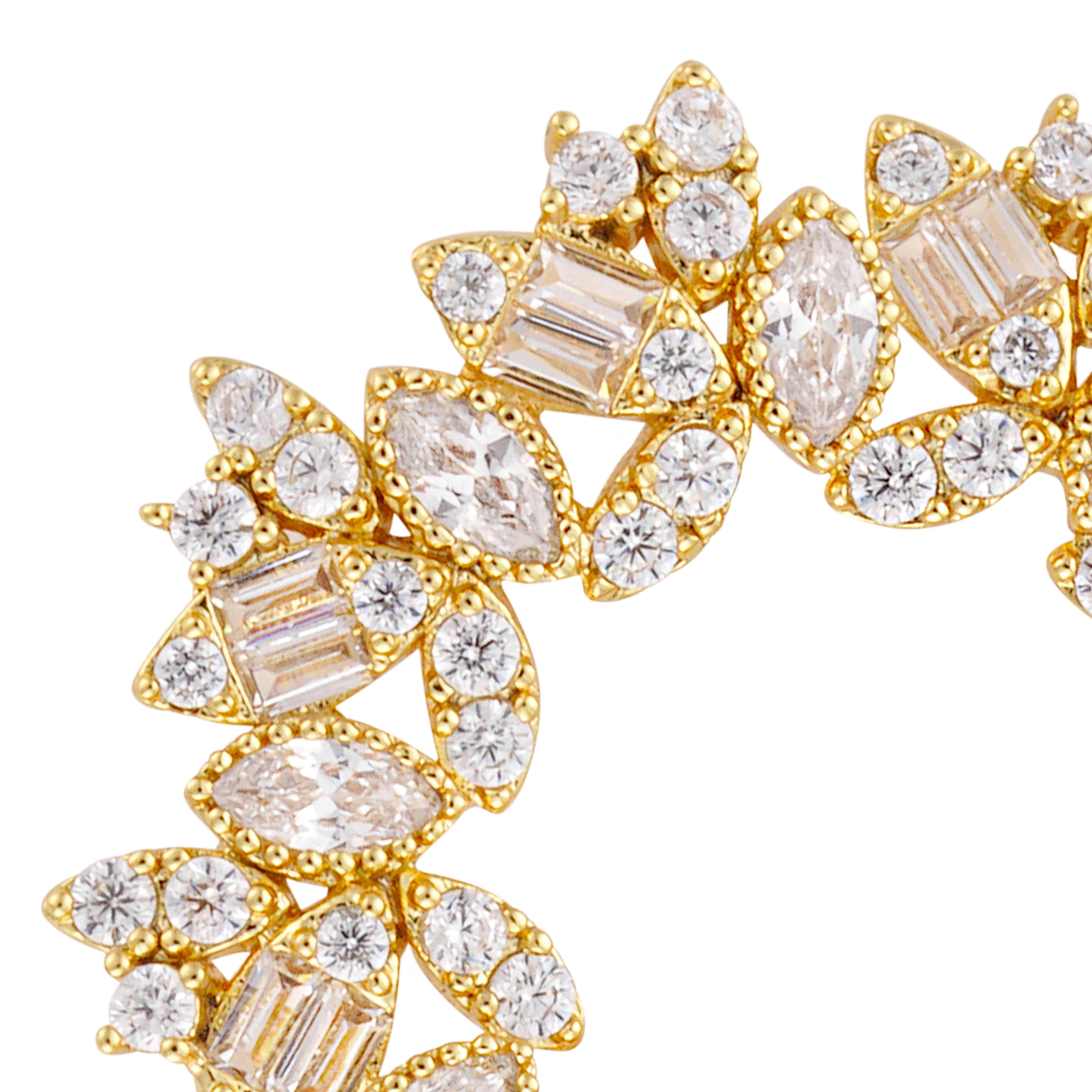 حلق - ذهبي ابيض - 0 image 2