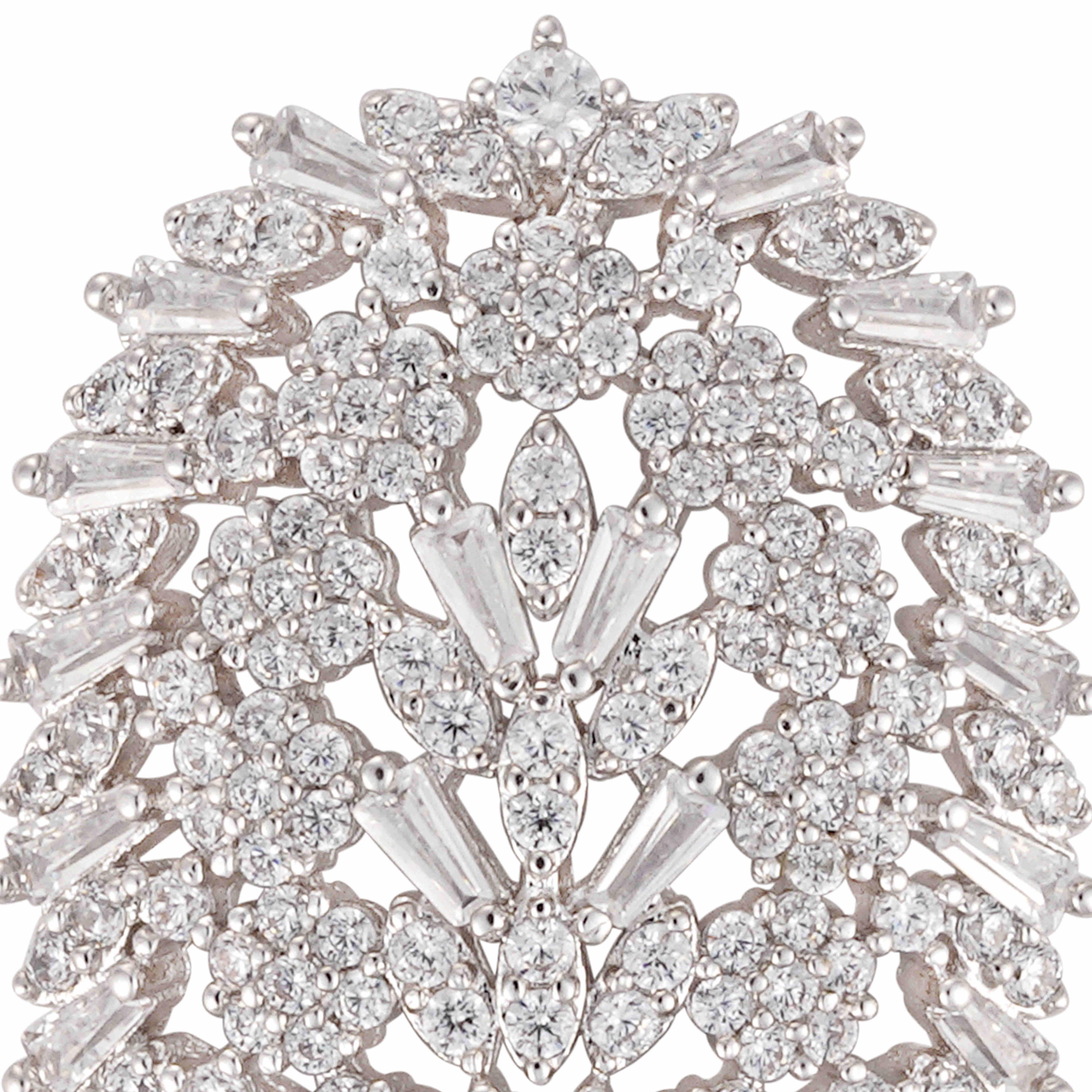 حلق - فضي ابيض - 0 image 2