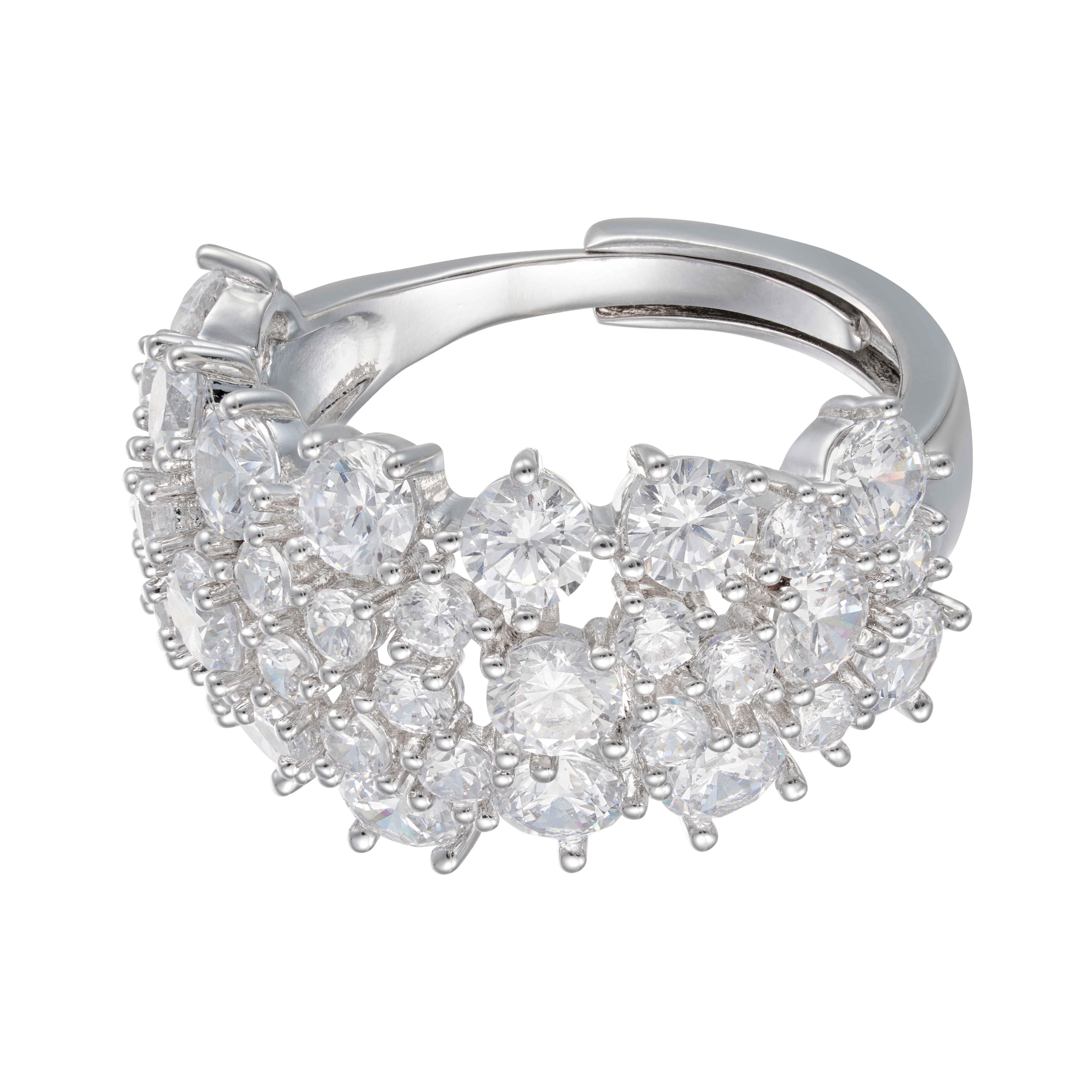 خاتم - فضي ابيض - 0 image 2